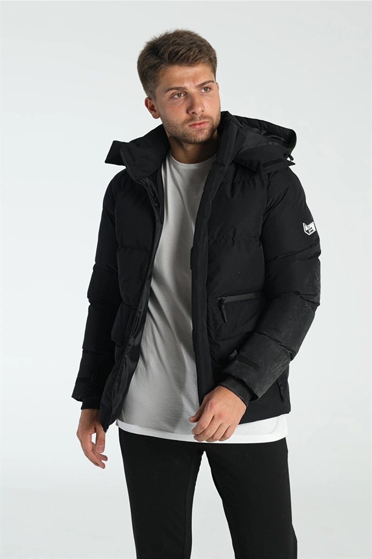 Pique HANEKE ERKEK SİYAH MONT