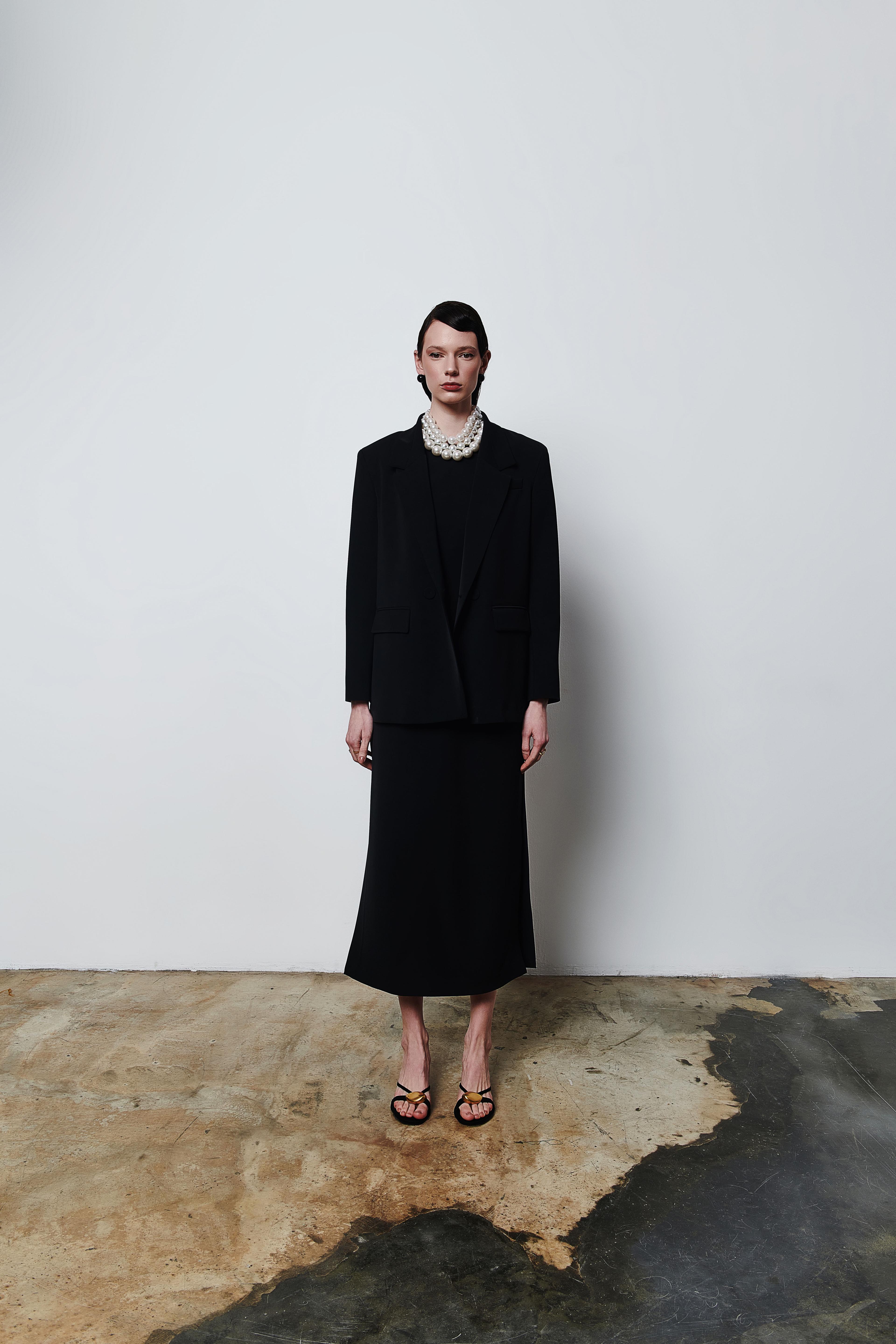 Women's Blazer Jacket - Black