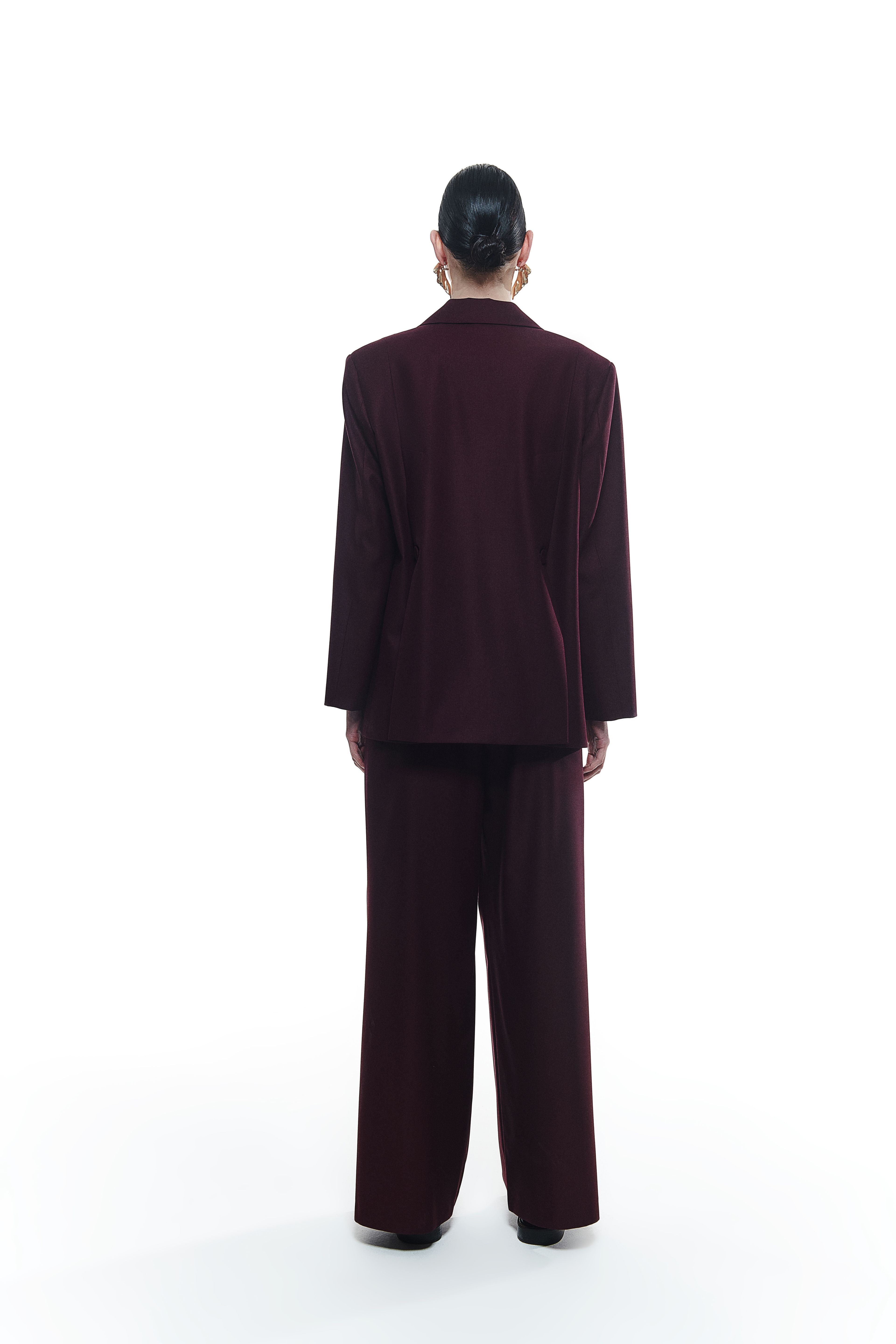 Kruvaze Yaka Blazer Ceket