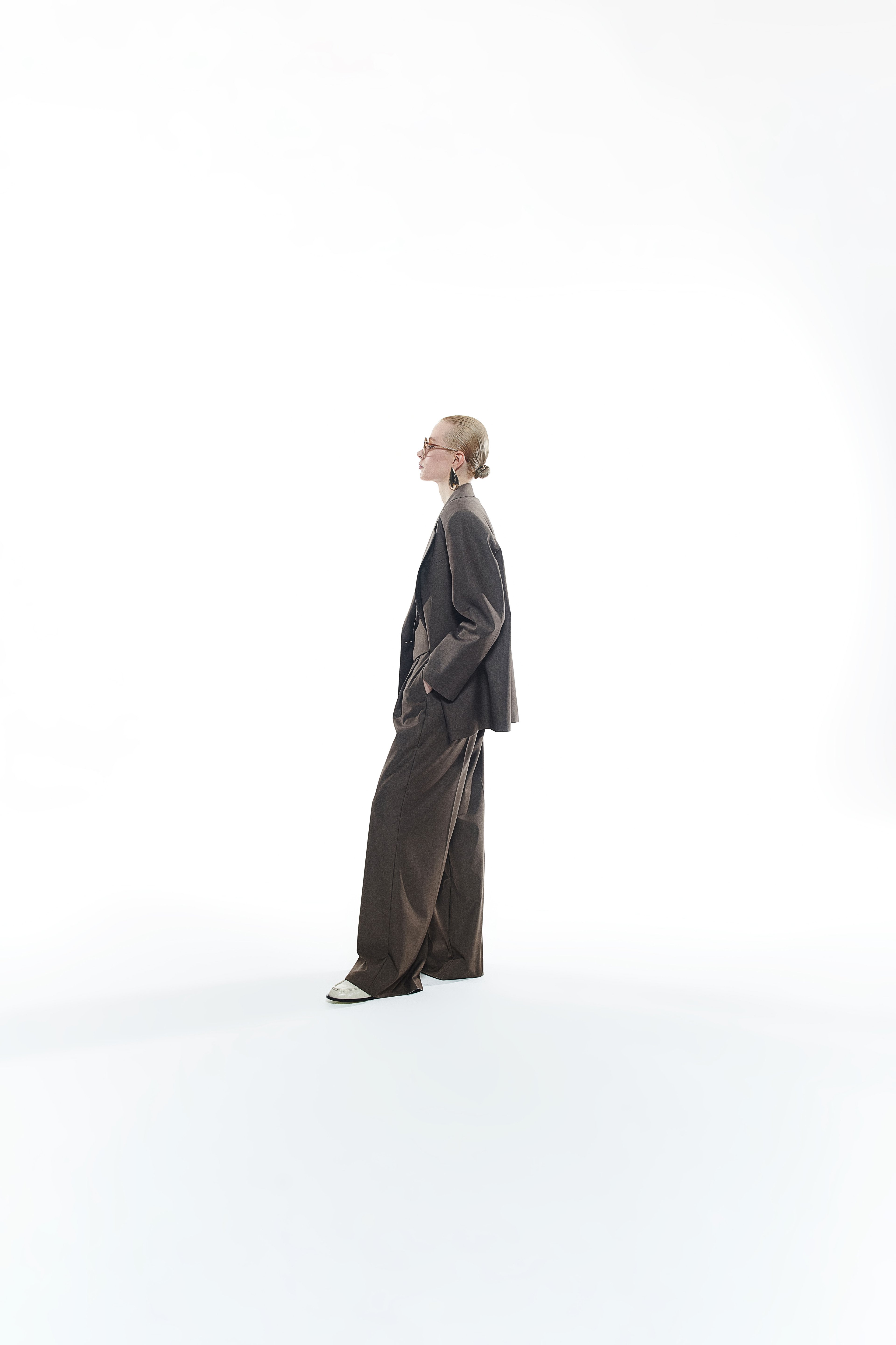 Düğme Detaylı Oversize Blazer Ceket