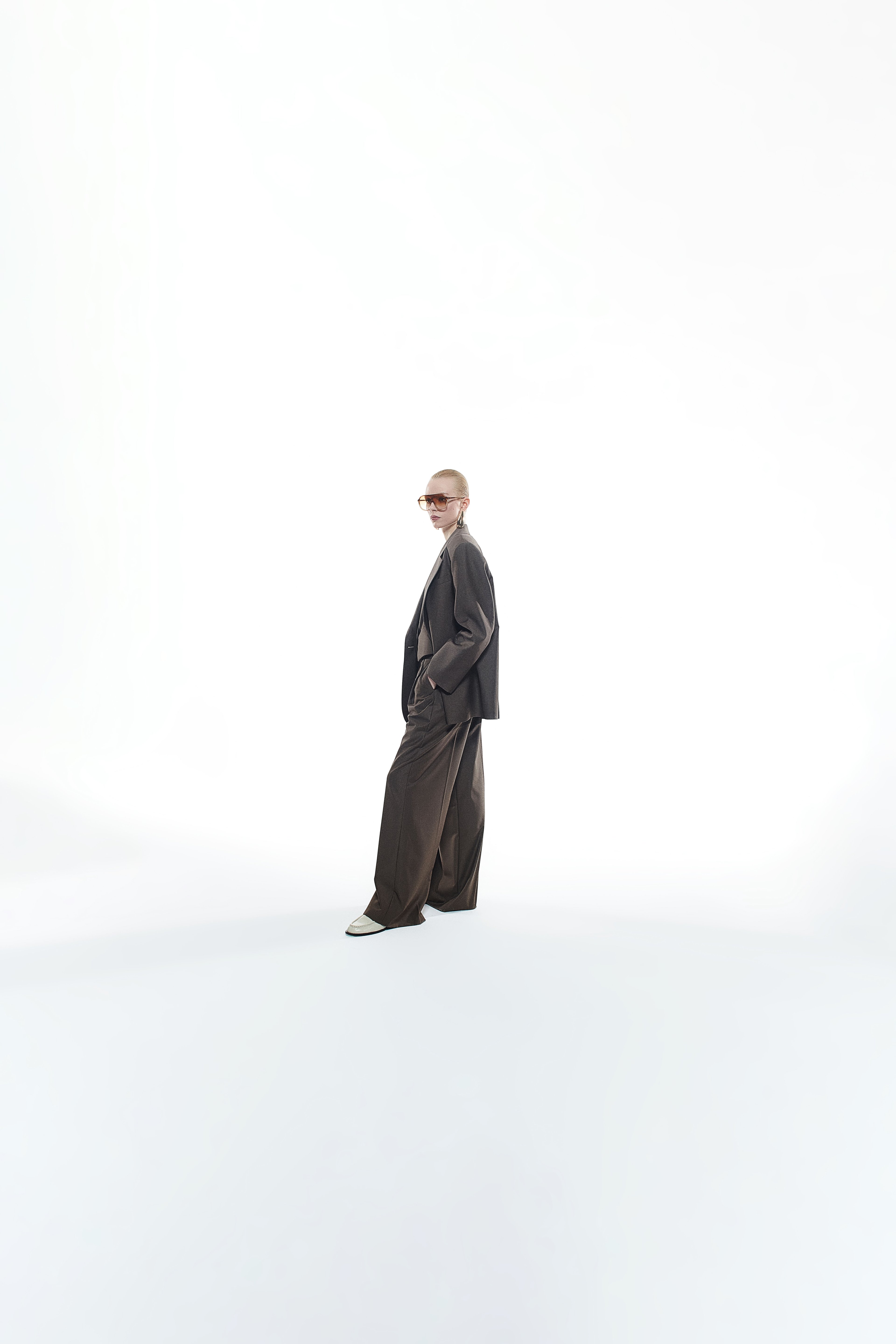 Düğme Detaylı Oversize Blazer Ceket