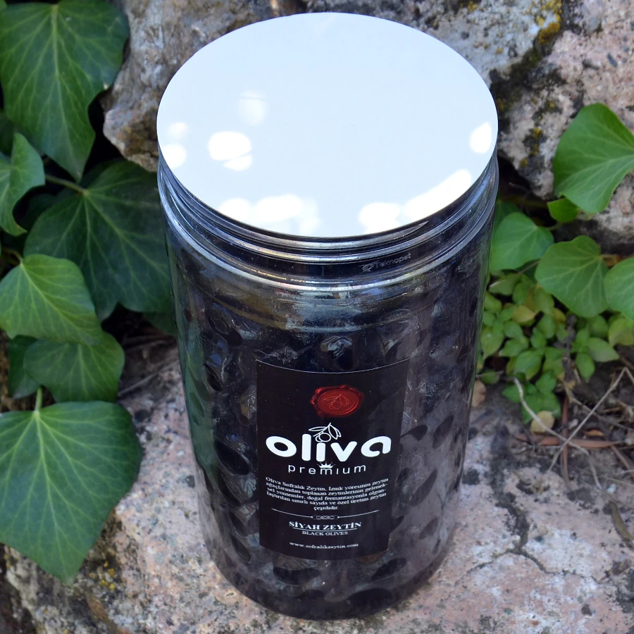 Gemlik Siyah Zeytin 4 Adet × 900 g (261–290 kalibre)
