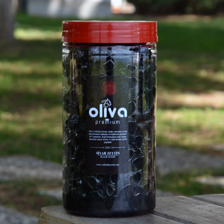 Gemlik Siyah Zeytin 6 Adet × 900 g (231–260 kalibre)