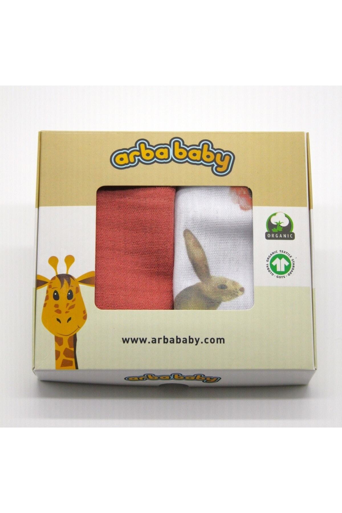 4'lü Organik Müslin Bebek Ağız Mendili (20CM*20CM)