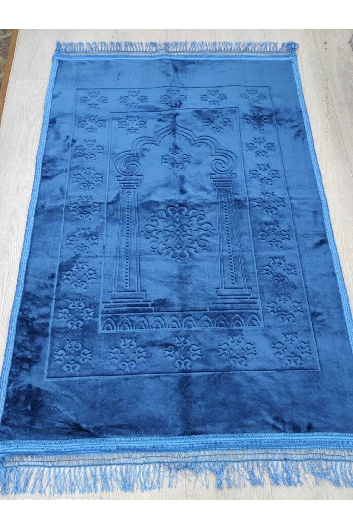 Hep Trend Lüks Kalın Yumuşak Peluş Seccade Kaymaz Taban Çeyizlik Gündelik Seccade