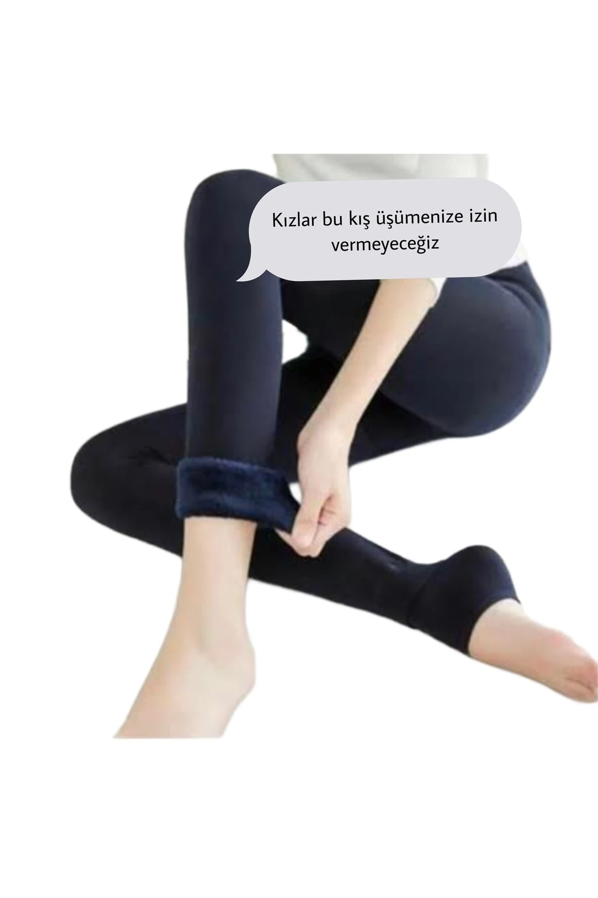 Içi Peluş Süper Kaliteli Termal Tayt