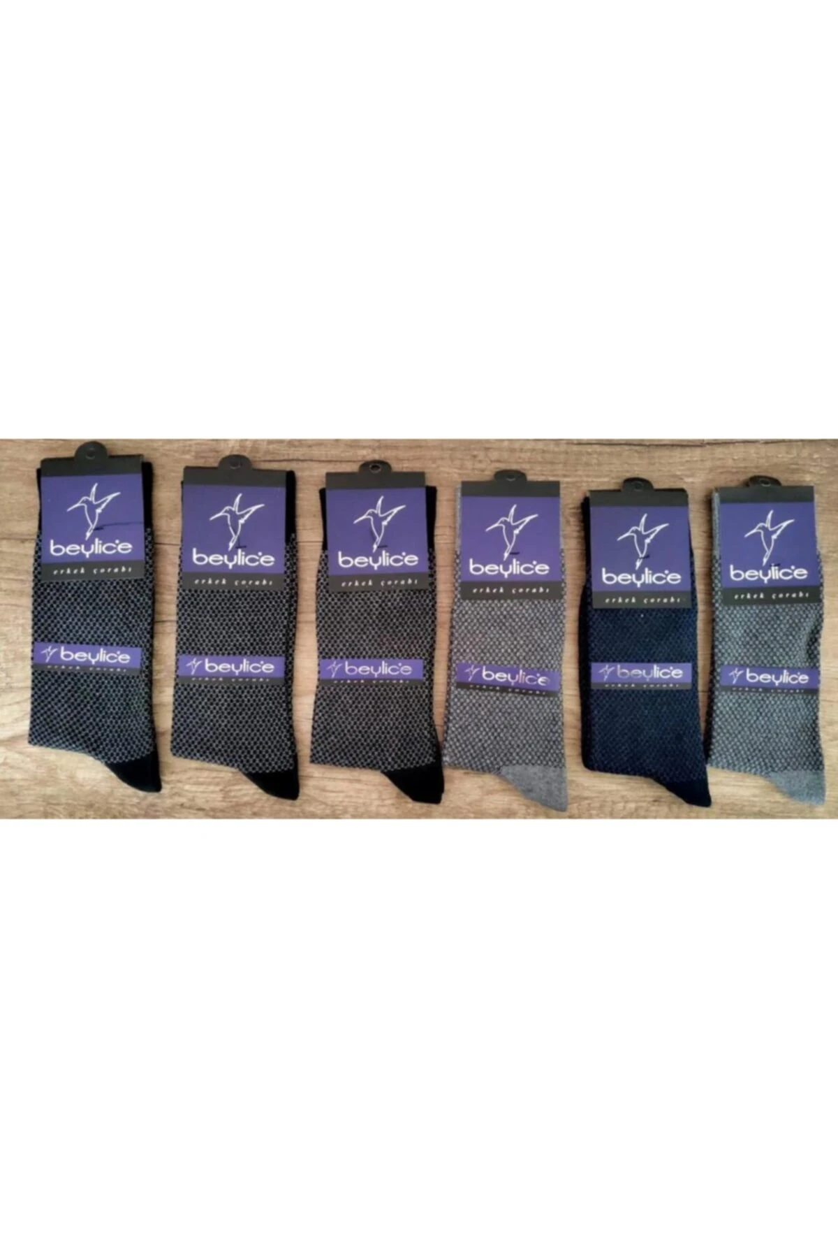 Paket Beylice Pamuk Çorap Extra Yumuşak  6'lı