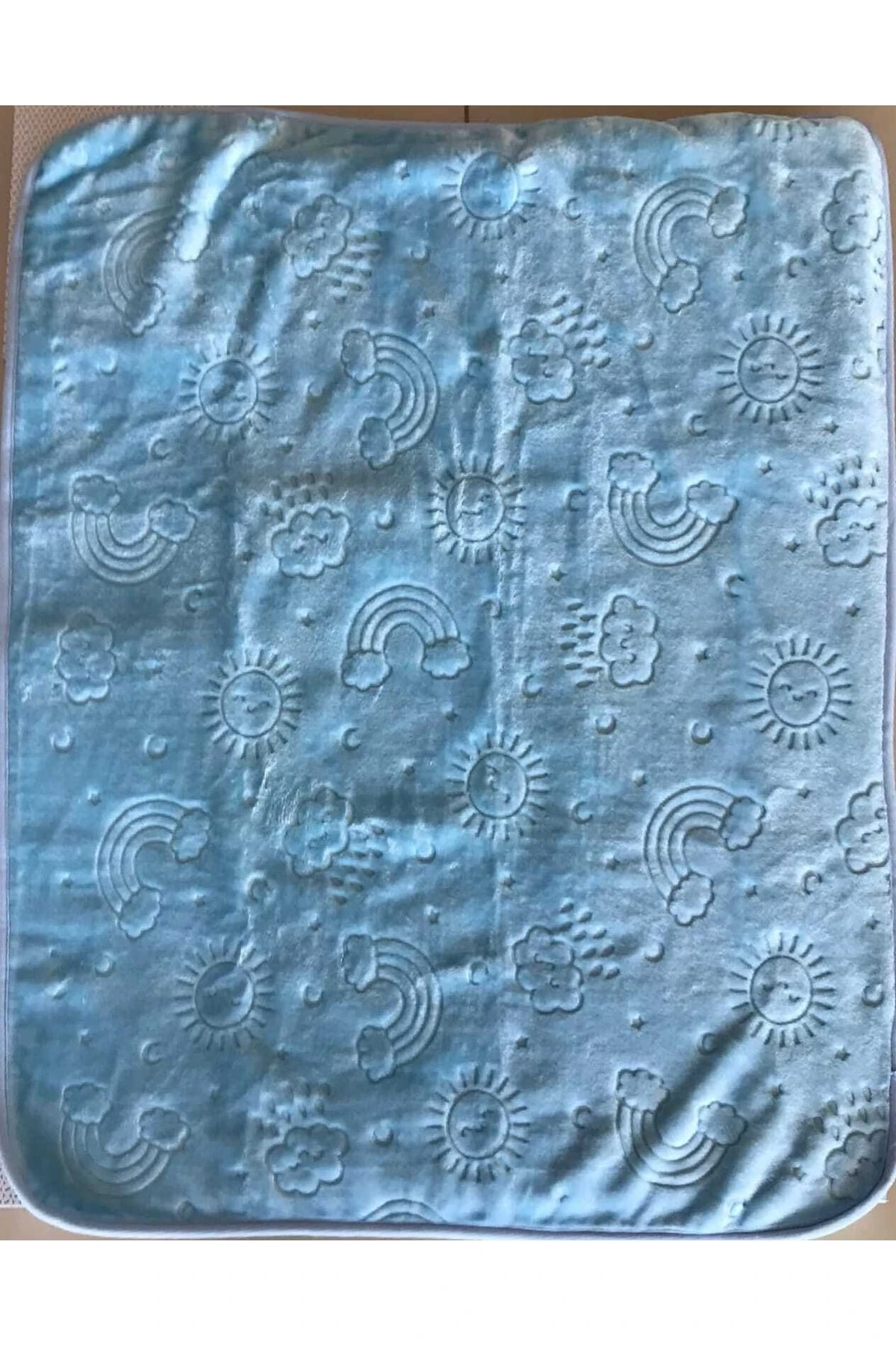 Embos Bebek Battaniyesi 100x120 Mavi