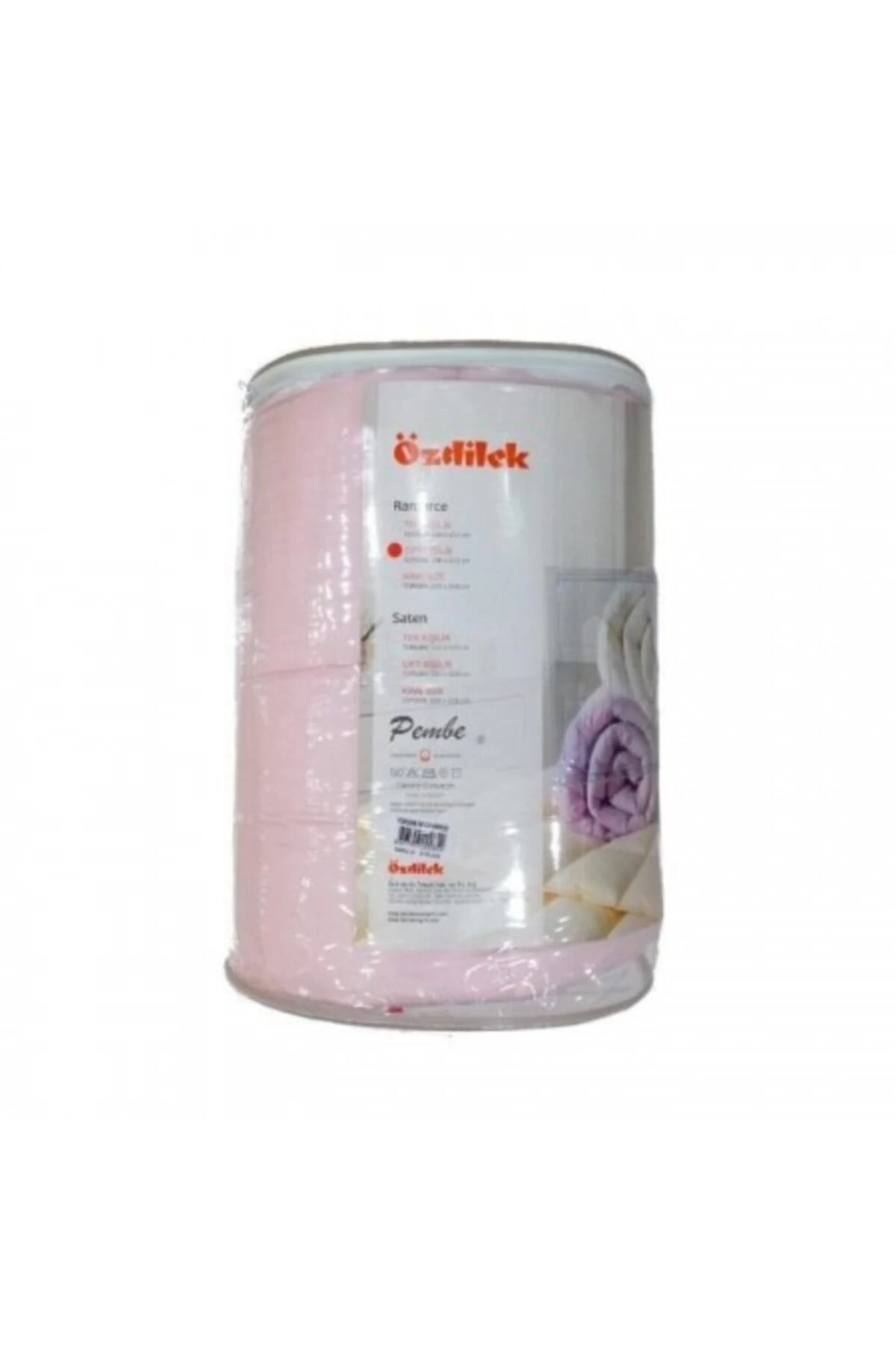 Ranforce Yorgan Çift Kişilik 195x215 Cm Pamuklu Kumaş Pembe