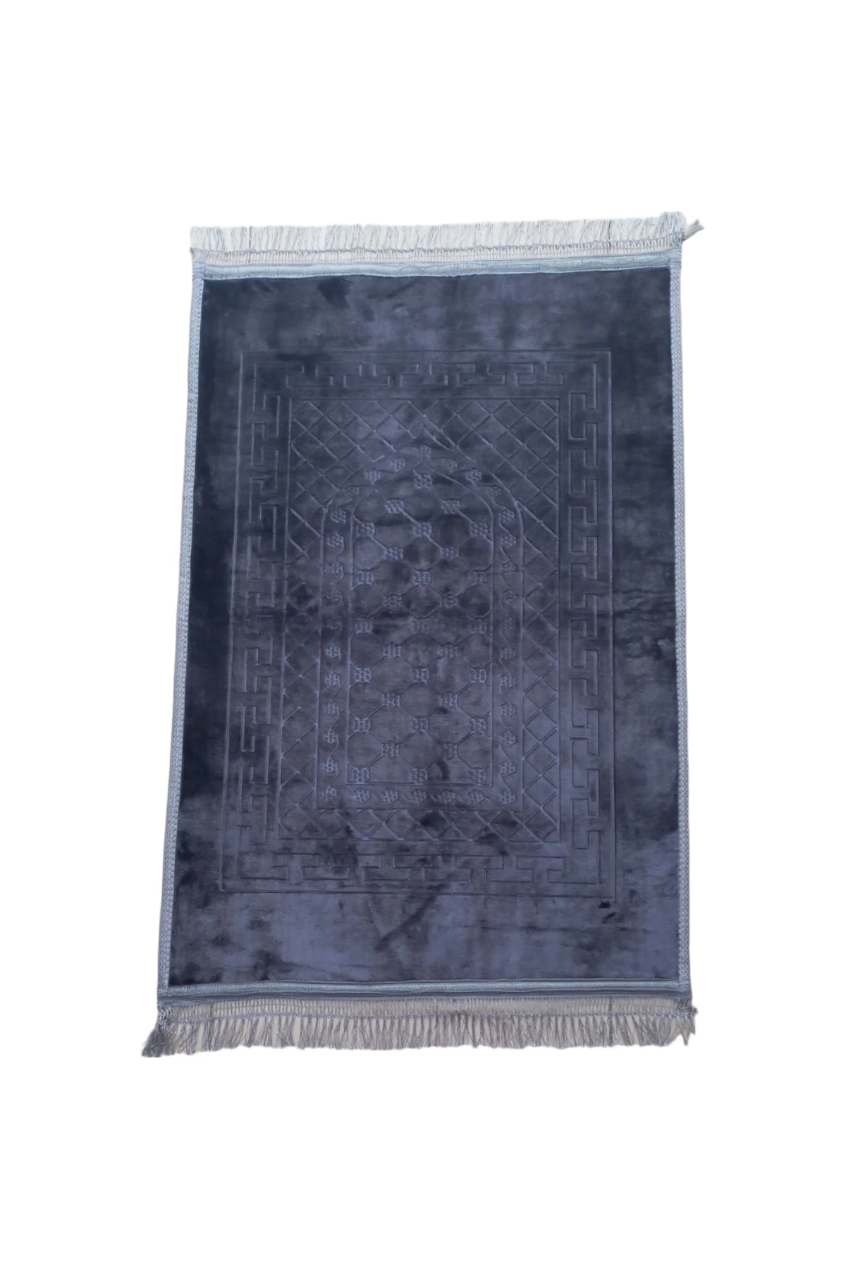 Lüks Kalın Yumuşak Peluş Kaymaz Taban Özellikli Hediyelik Çeyizlik Seccade