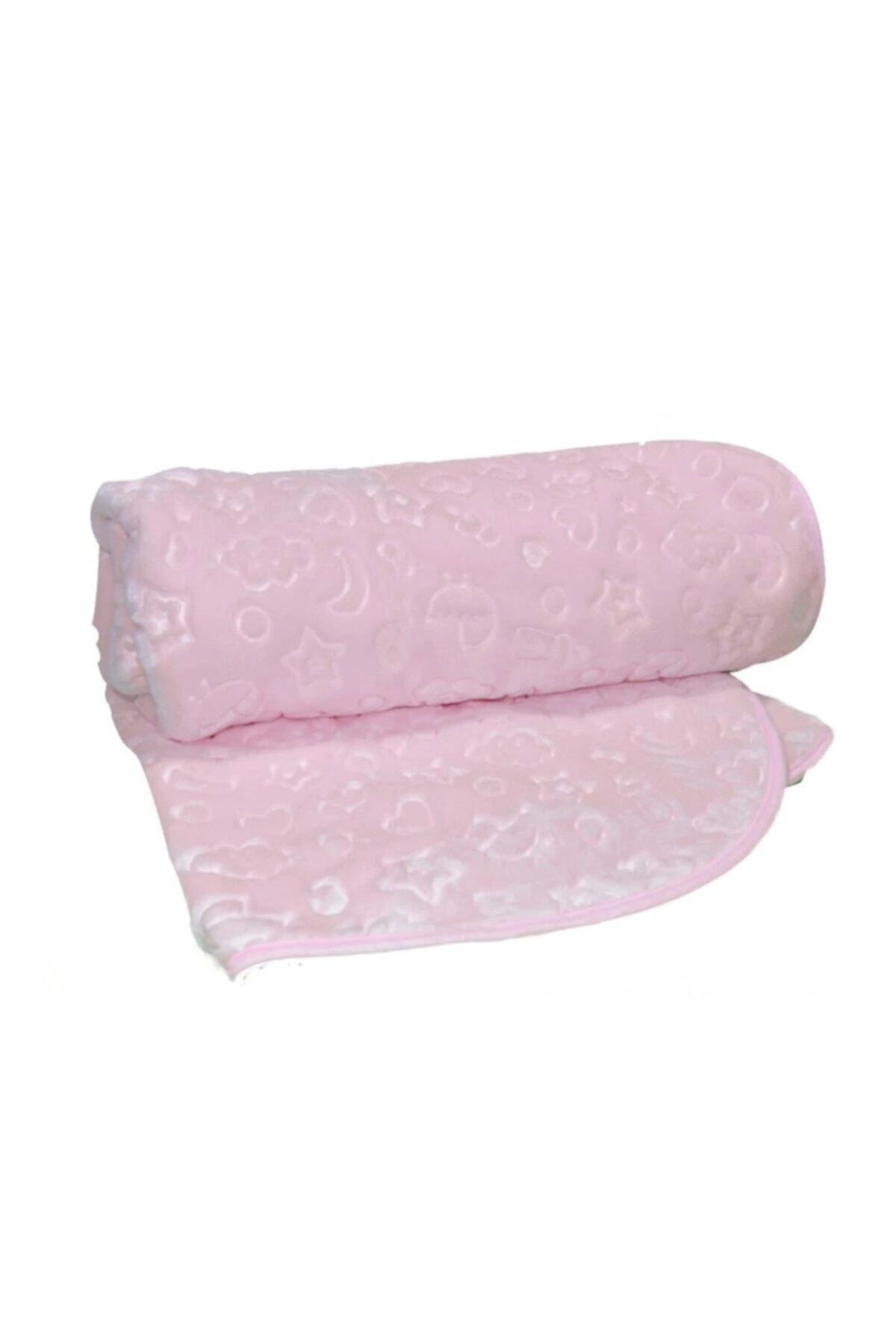 Embos Peluş Bebek Battaniyesi Pembe