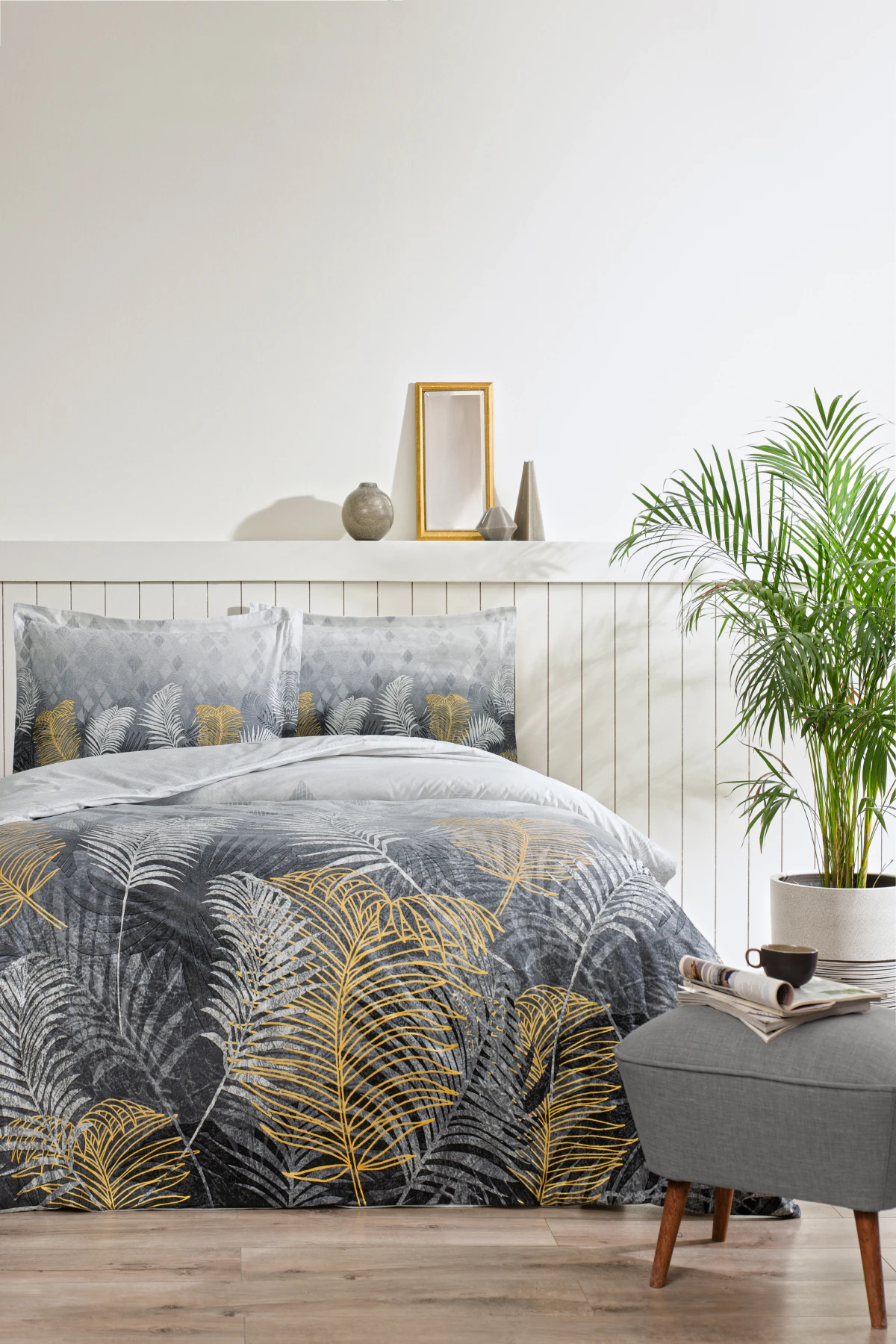 Golden Palm Çift Kişilik Nevresim Takımı