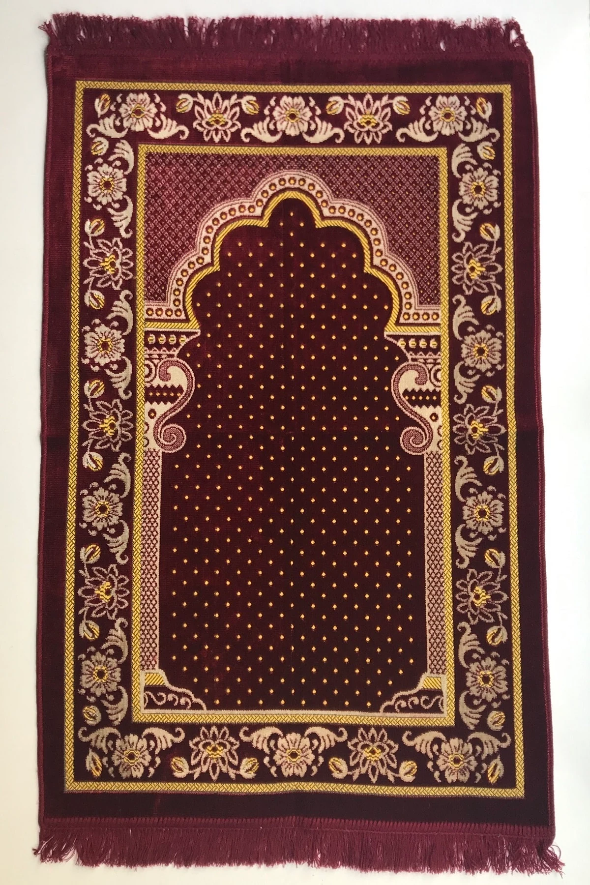 Düğün,nişan Bohçaları Için Lüks Dodya Kadife Seccade(Pudra,turkuaz),tesbih,takke