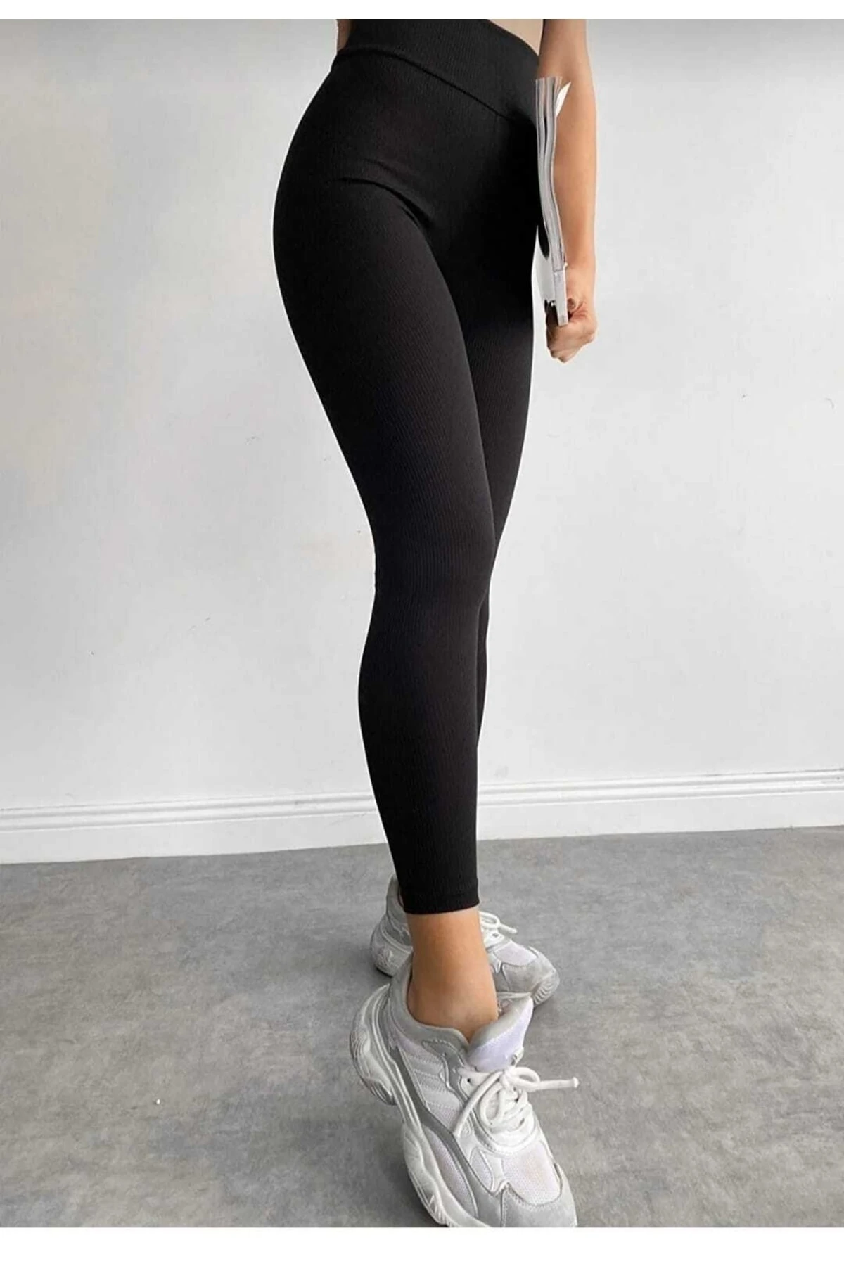 Kışlık Şardonlu Fitilli Tayt