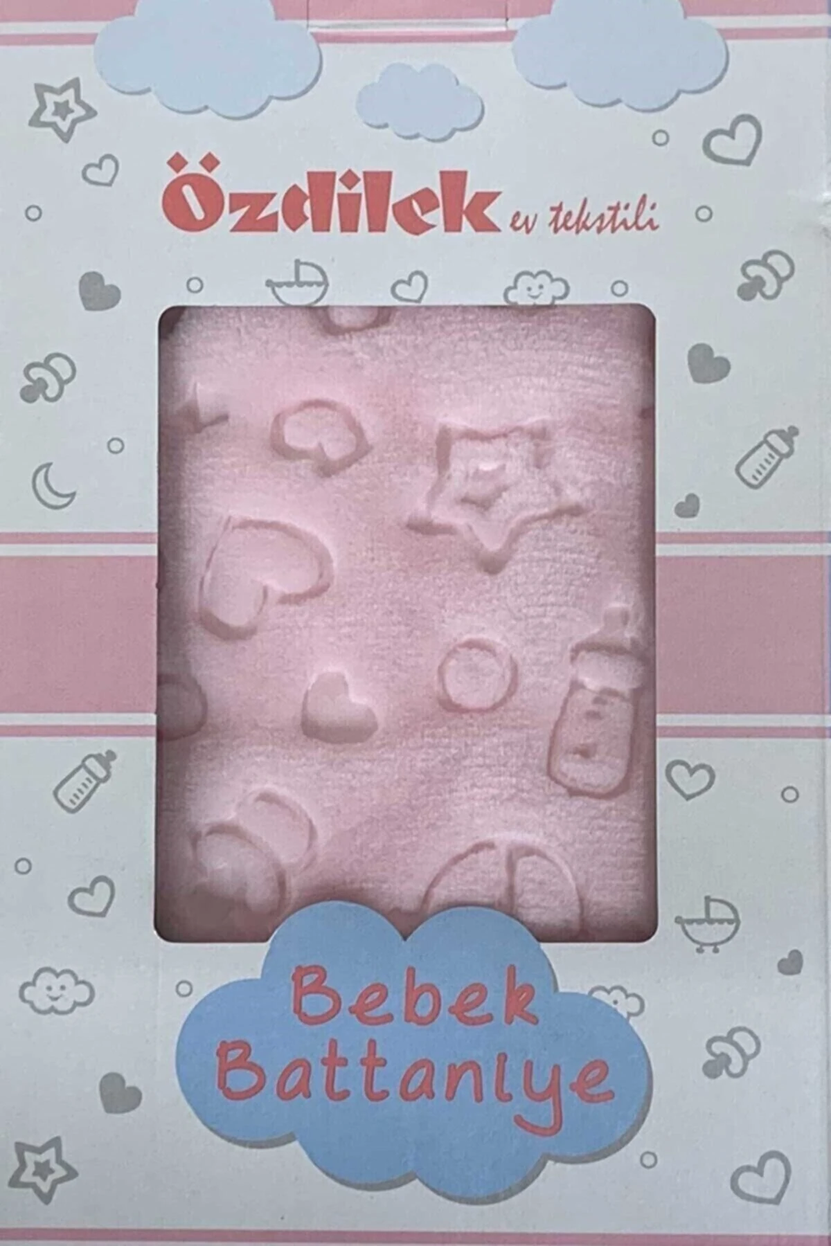 Embos Bebek Battaniyesi Pembe