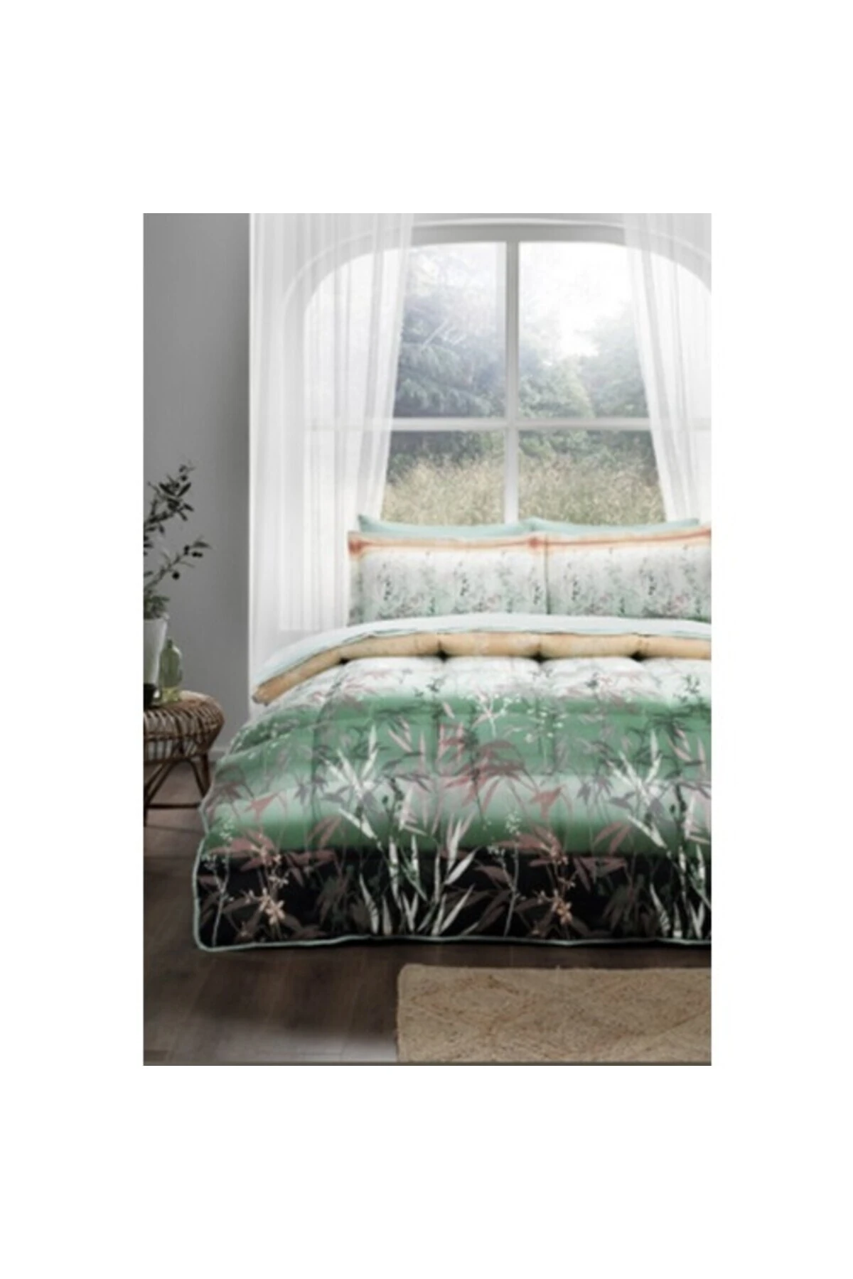 Çift Kişilik Uyku Seti Reeds Yeşil