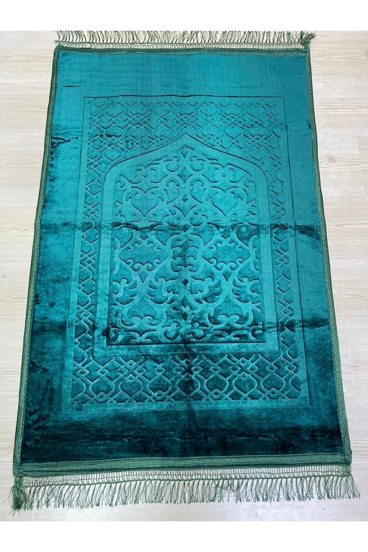 Pelüş Seccade Yeşil