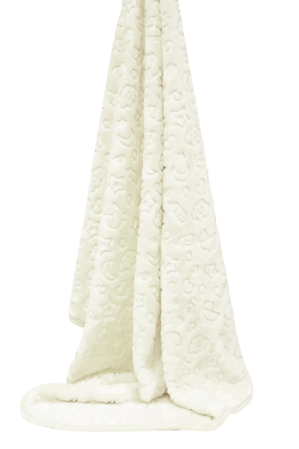 Krem Embos Bebek Battaniyesi