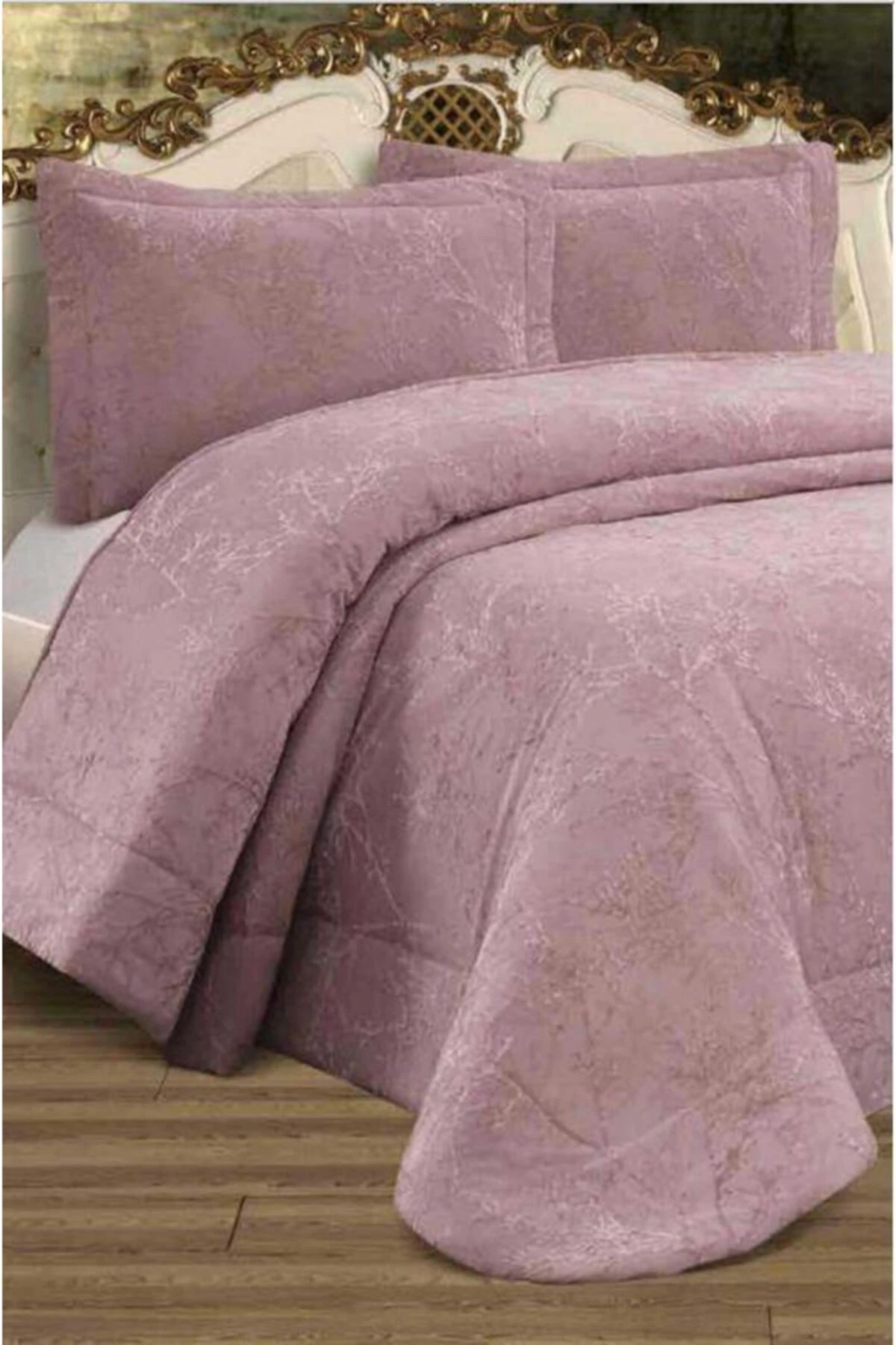 Çift Kişilik Branch Çeyiz Seti Pudra