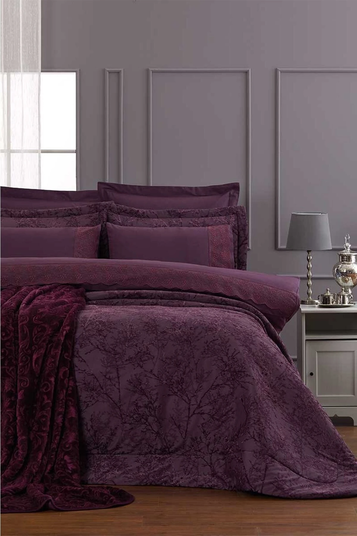 Branch Çeyiz Seti Mürdüm16 Parça