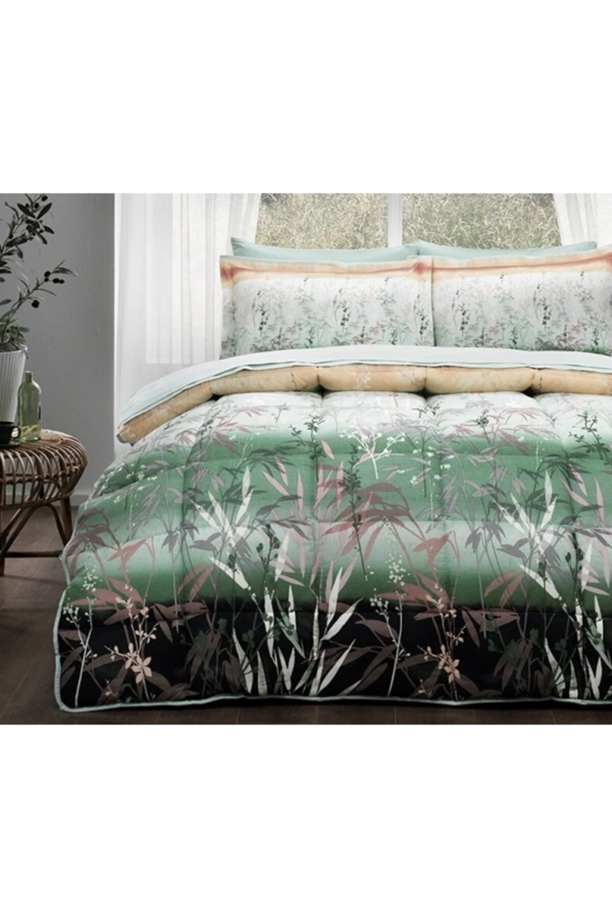 Reeds Çift Kişilik Uyku Seti Yeşil