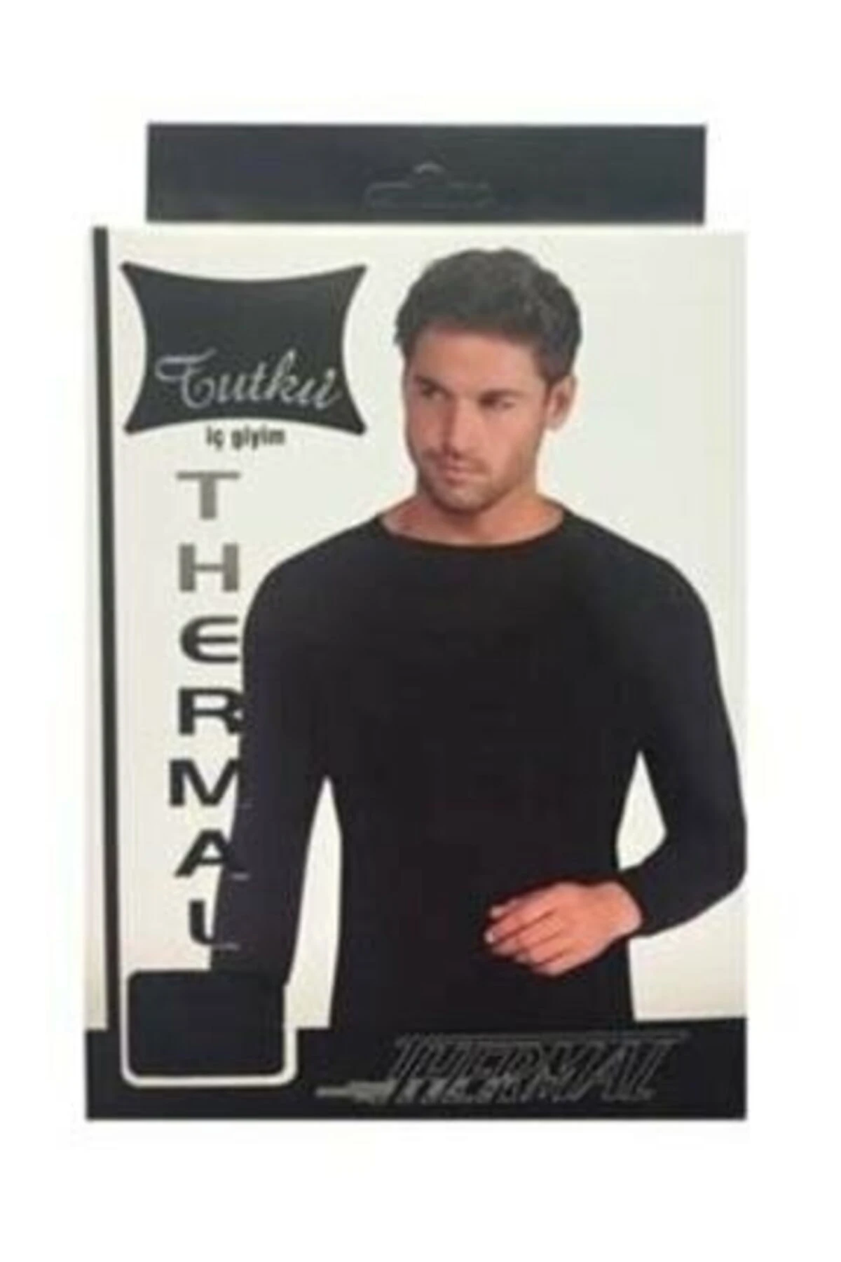 Erkek Termal Siyah Üst Içlik