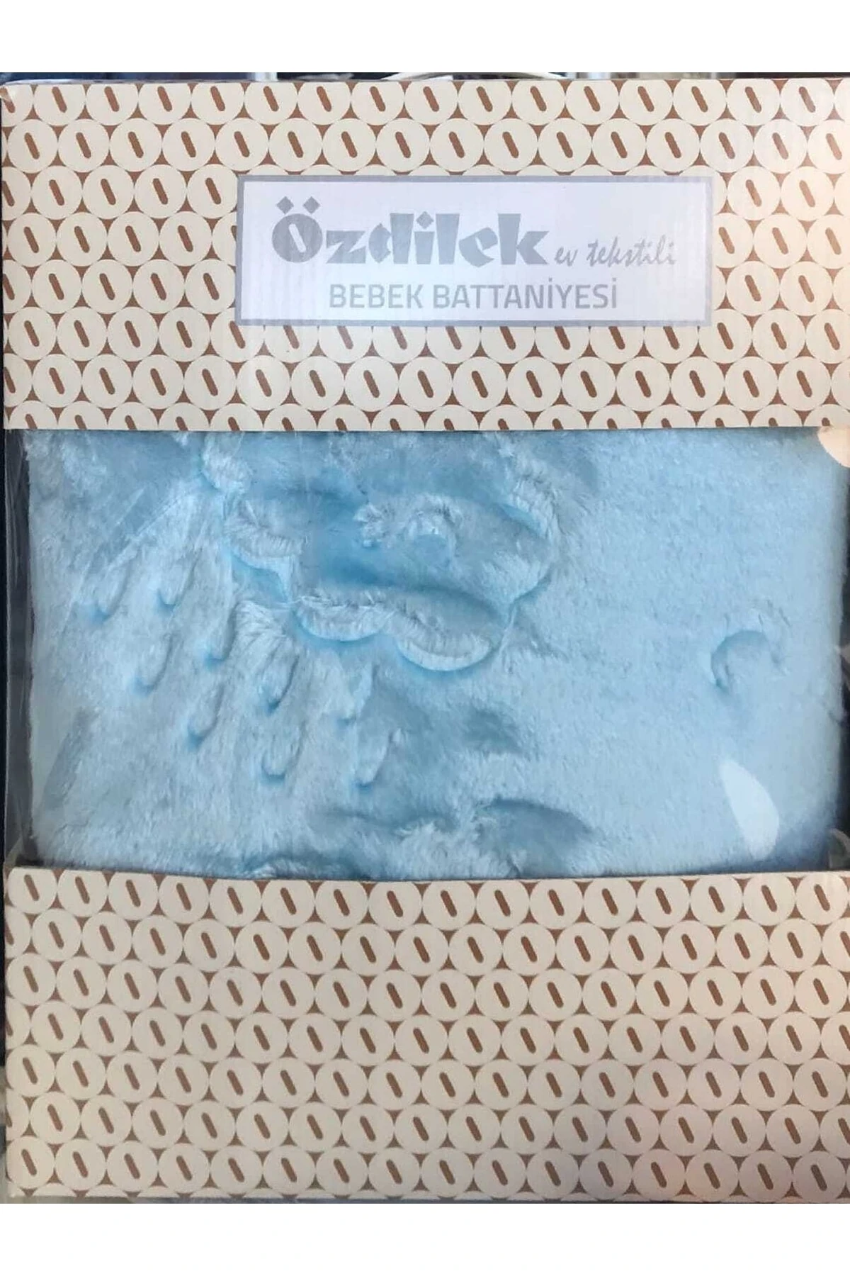 Embos Bebek Battaniyesi 100x120 Mavi