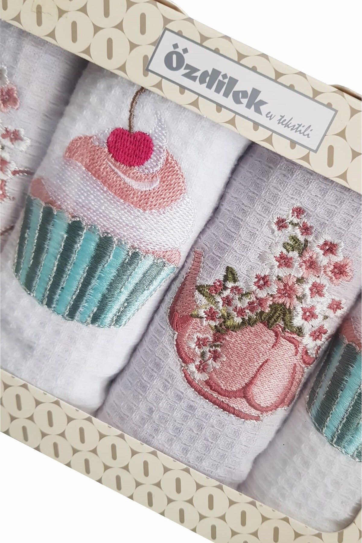 Özdilek  4 Lü Kurulama Havlusu Mutfak Havlusu - 40 x 60 cm