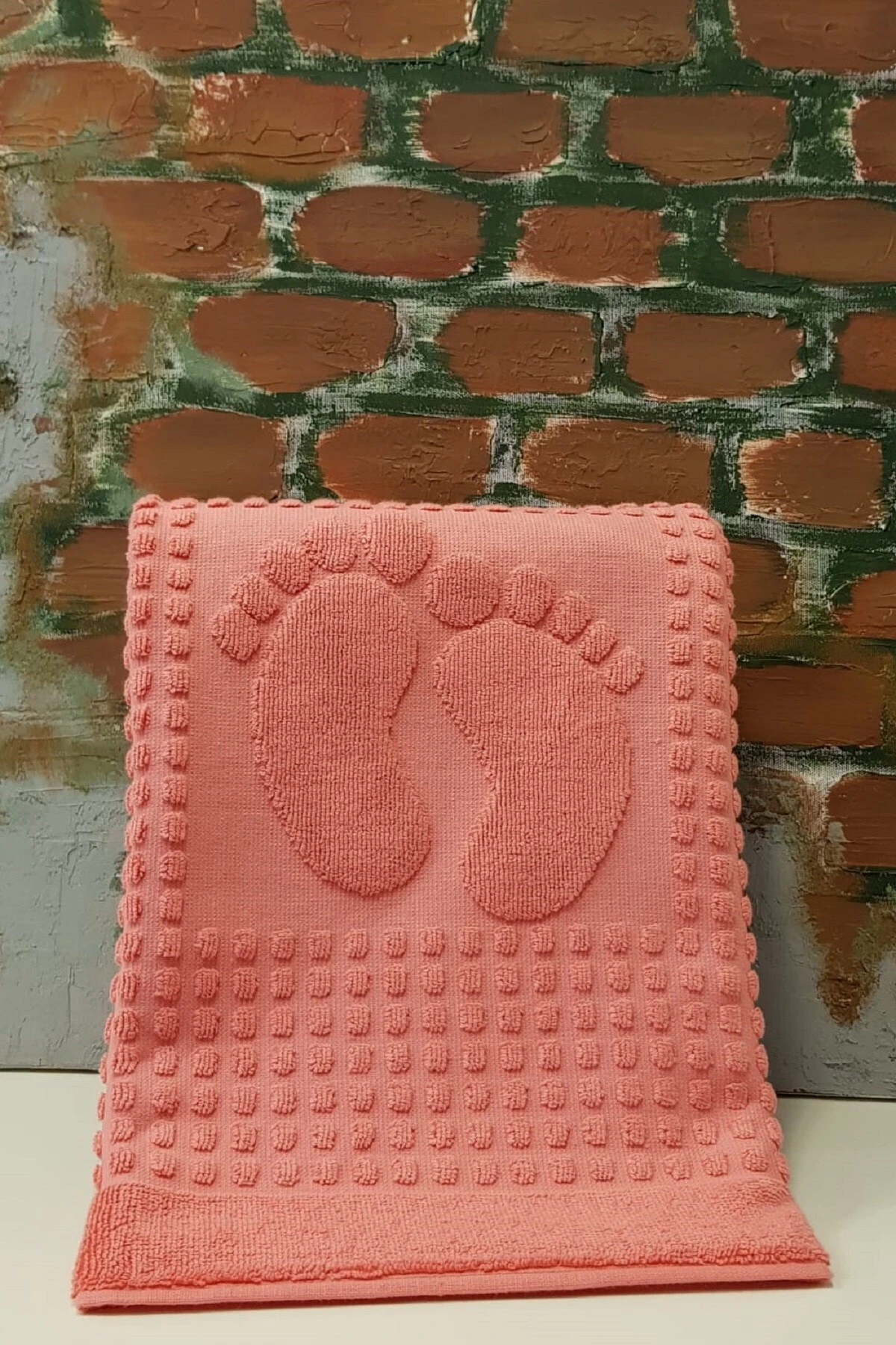 Winter Havlu Paspas 3'lü - K.su Yeşili K.pembe Beyaz