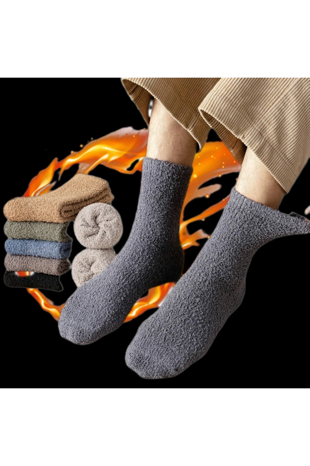 Termal Kışlık Ultra Kalın Kadın Erkek Çorap