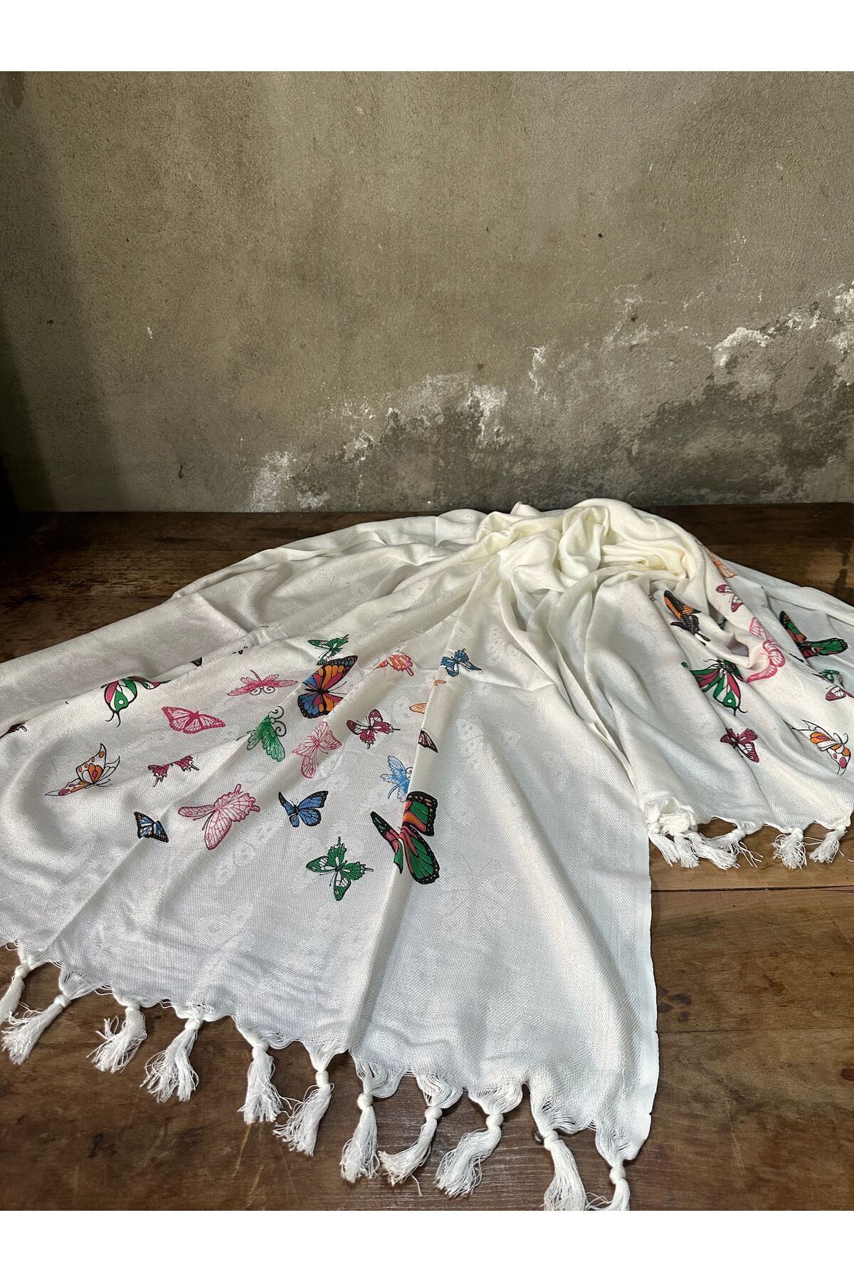 Pamuk Peştemal, Plaj Havlusu, Banyo Havlusu, Kelebek Desen