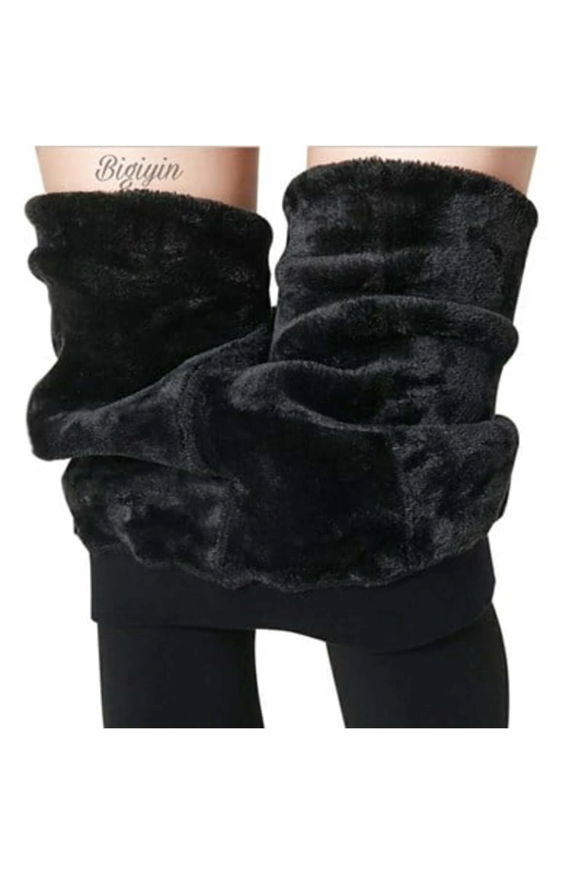 Larosa Termal Peluş Tayt Siyah