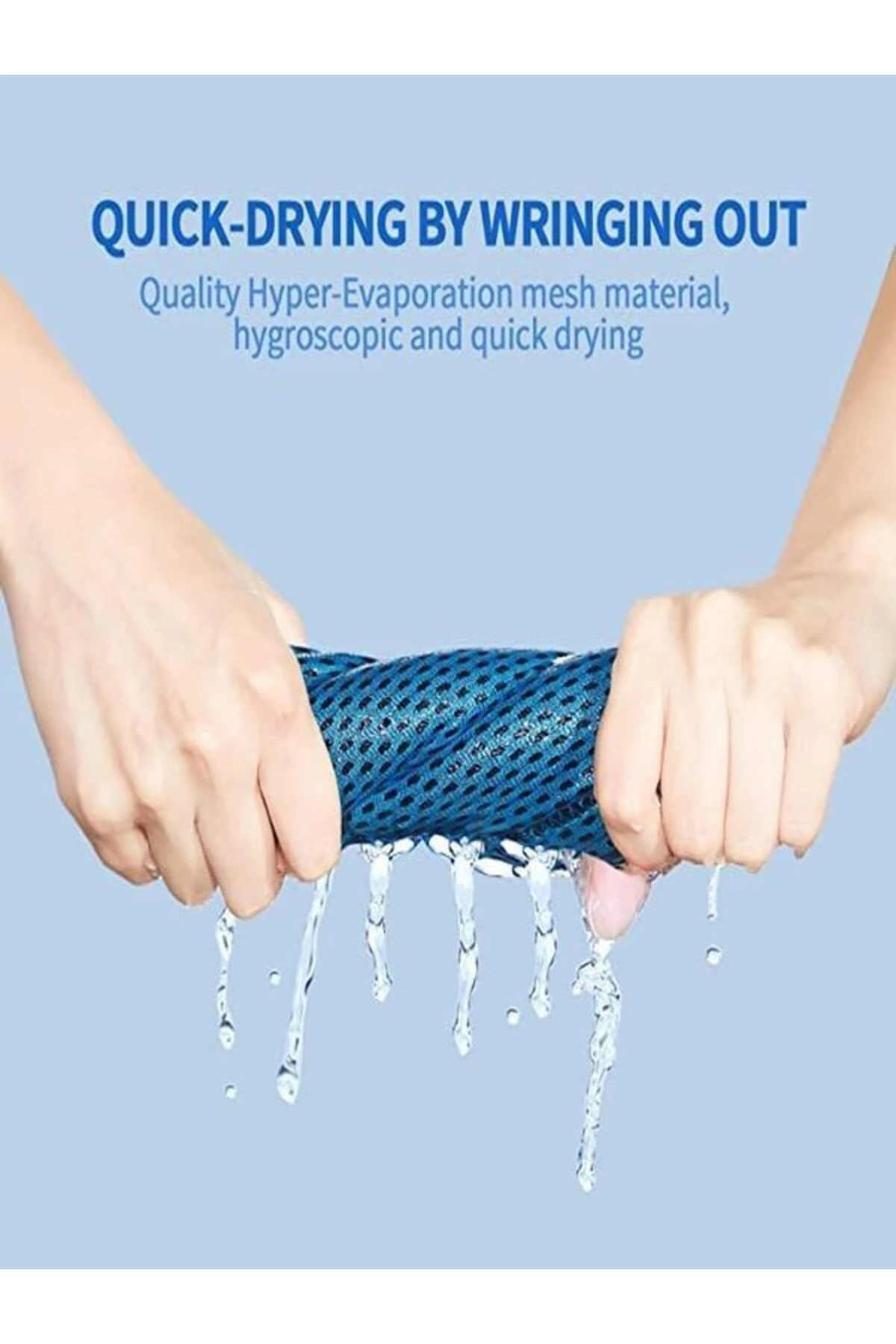 Serinletici Havlu Fular Cold Towel Sporcu Havlu 80 x 35 Cm Soğutma Havlusu Sporcu Soğuk Uygulama