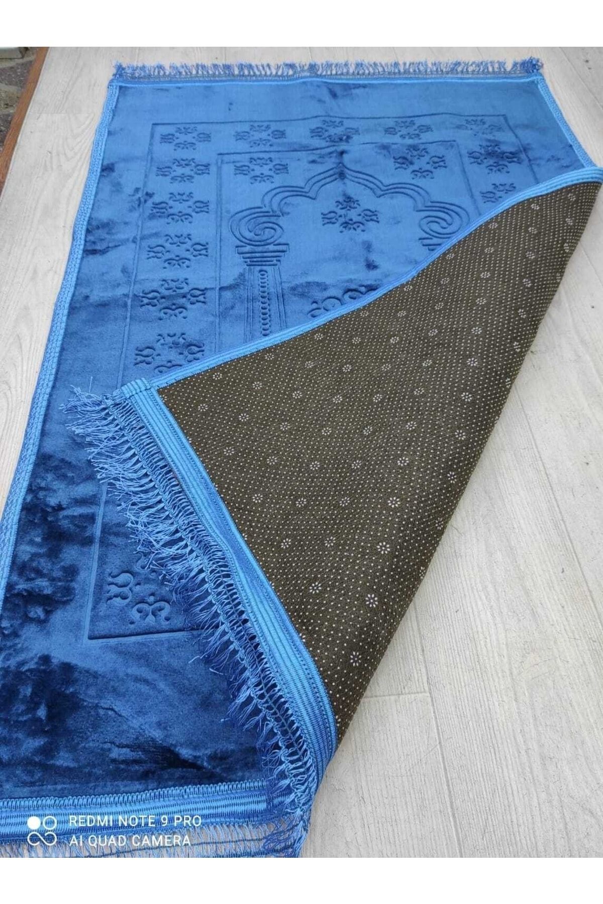 Hep Trend Lüks Kalın Yumuşak Peluş Seccade Kaymaz Taban Çeyizlik Gündelik Seccade