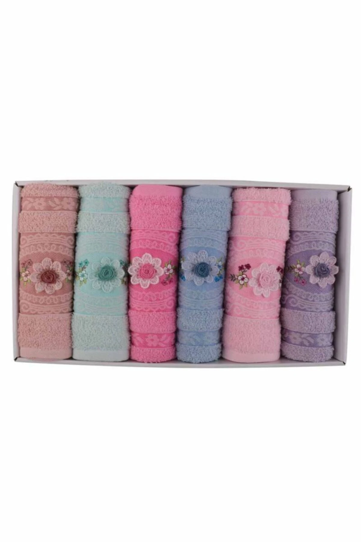 Özyiğit Nakış Işlemeli Havlu 6'lı