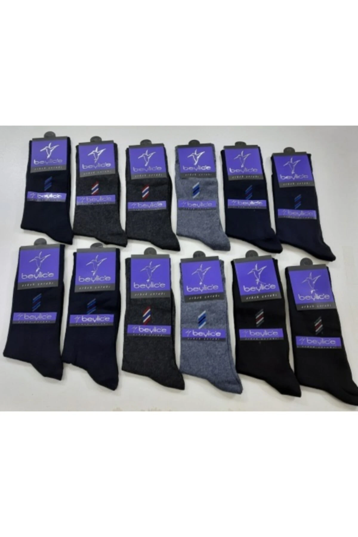 Beylice 12 Çift Erkek Çorap