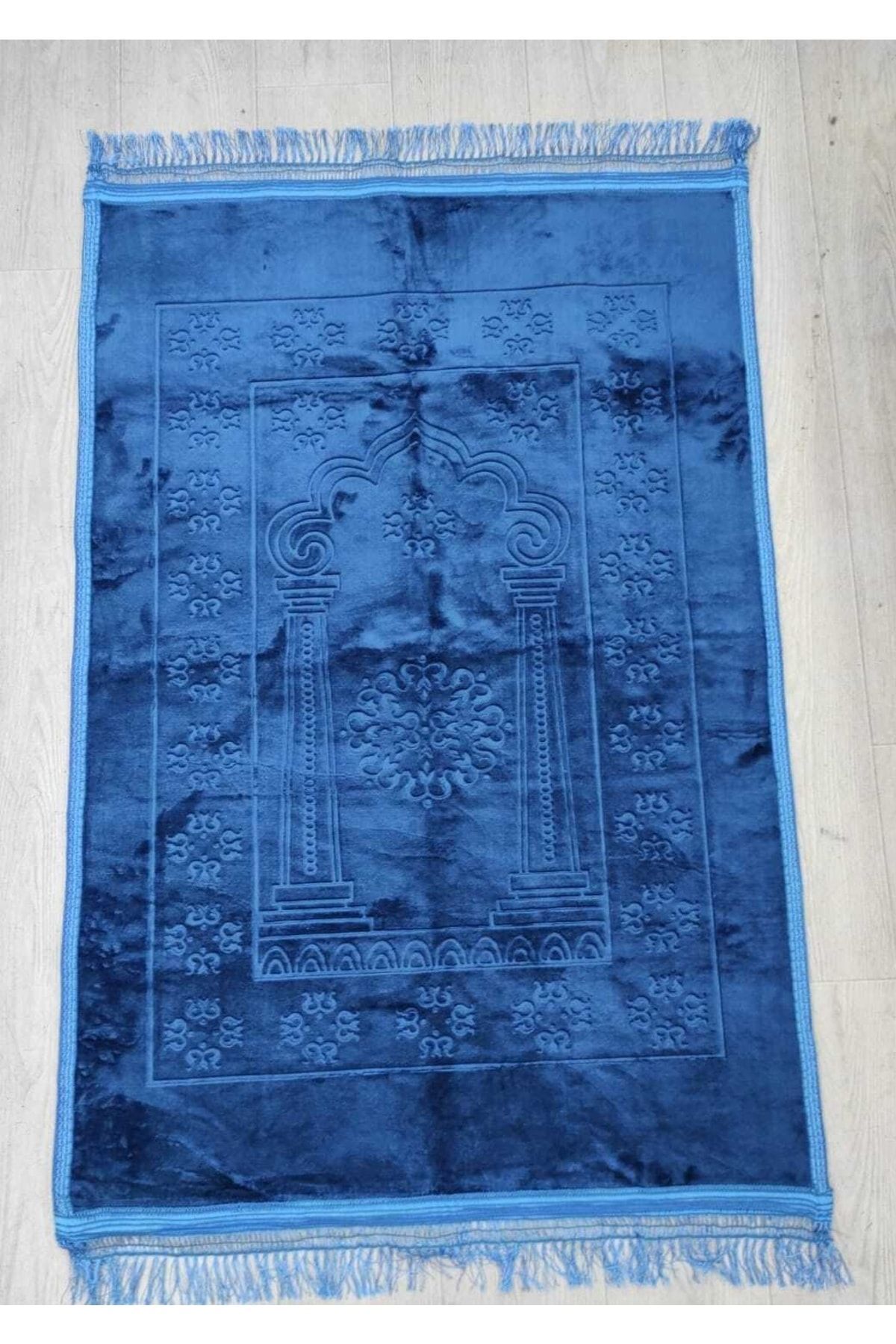 Hep Trend Lüks Kalın Yumuşak Peluş Seccade Kaymaz Taban Çeyizlik Gündelik Seccade