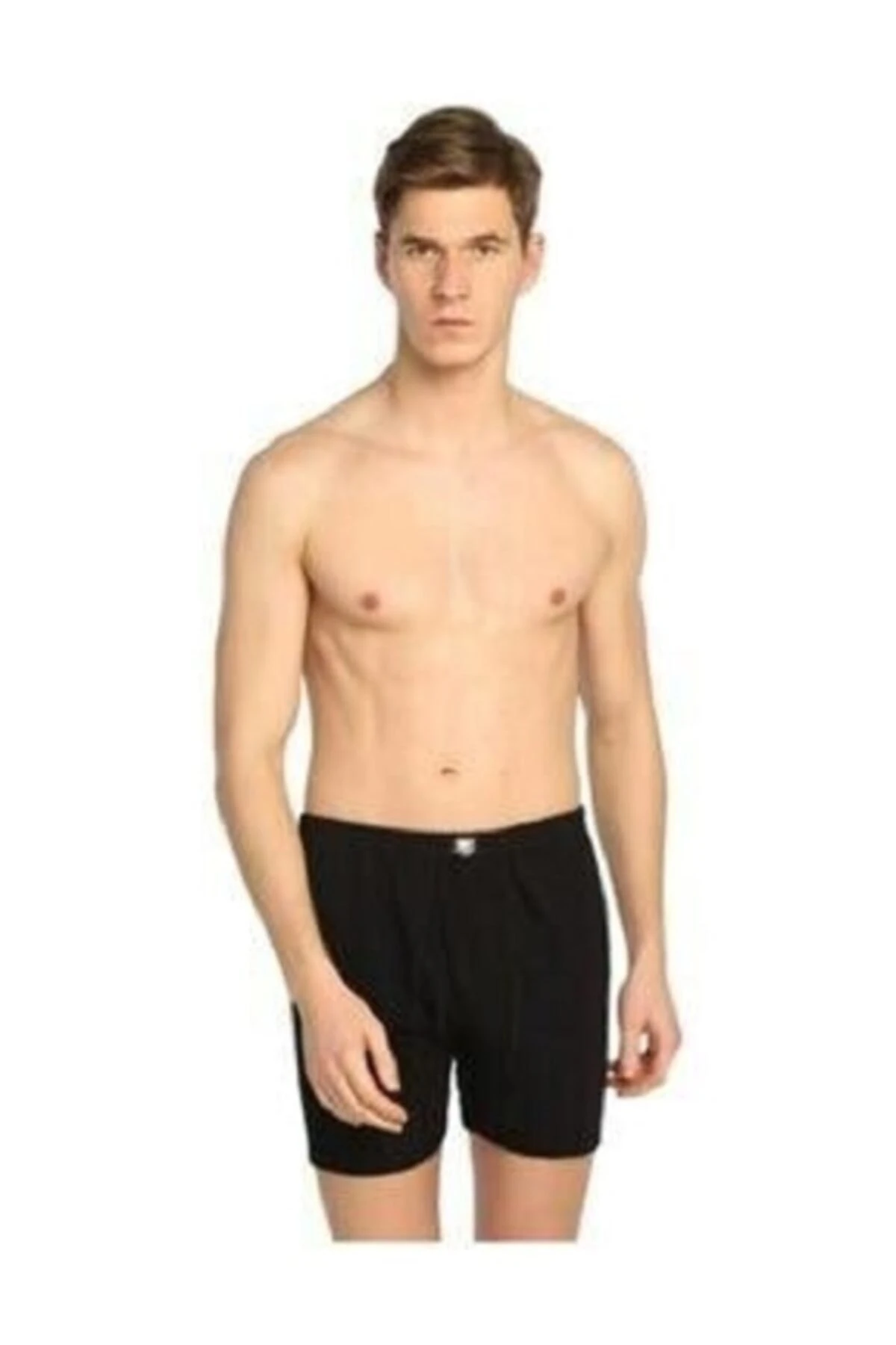 Erkek Ribana Siyah Penye Arjantin Paçalı Külot 3 Lü Paket