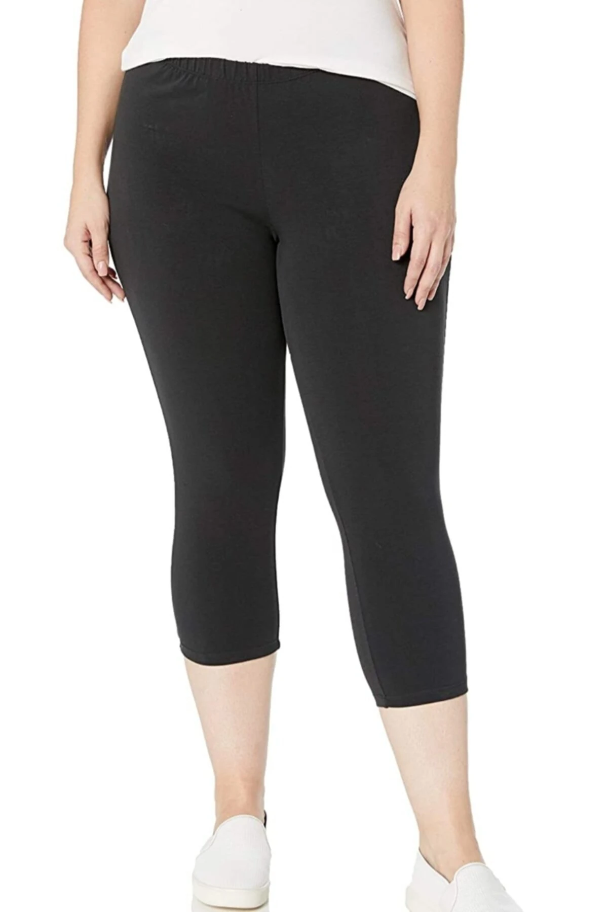 Capri Battal Beden Kadın Tayt