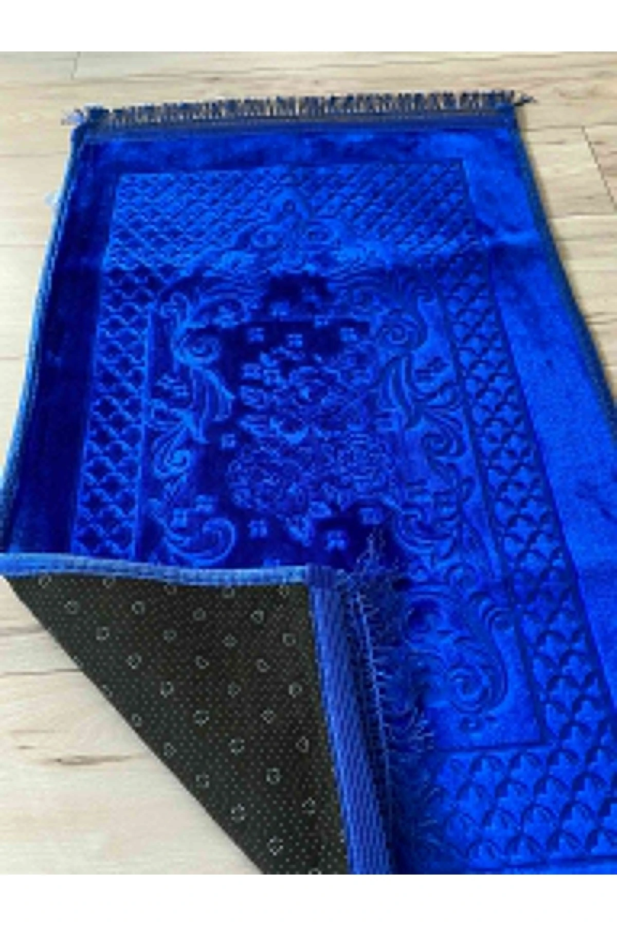 Saraylı Home Lüks Kalın Yumuşak Peluş Kaymaz Taban Özellikli Hediyelik Bohçalık Çeyizlik Seccade