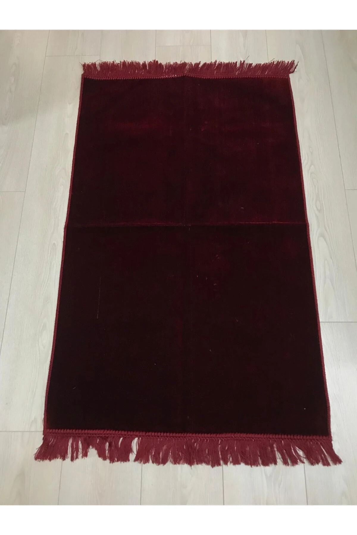 Düz Dokuma Kadife Seccade 580 gram Hediyelik Namazla