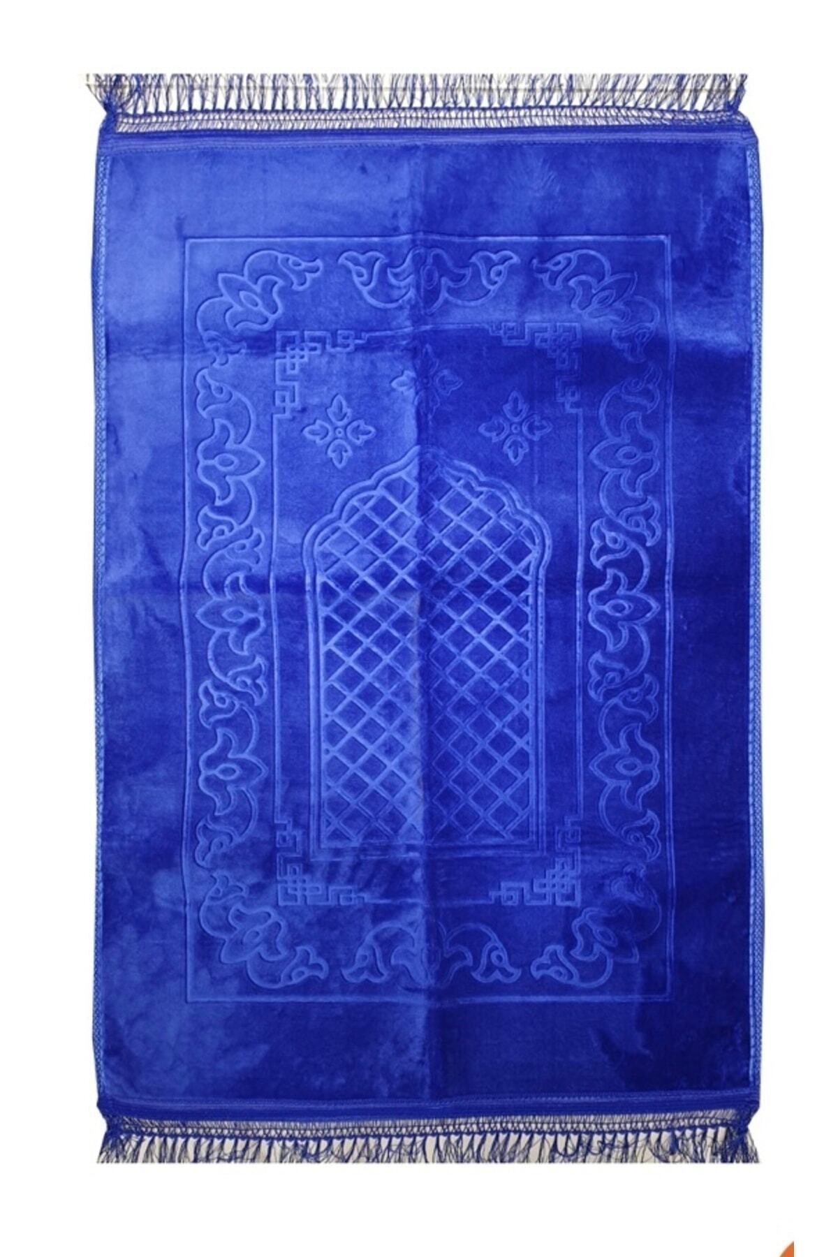 Mavi Pelüş Seccade