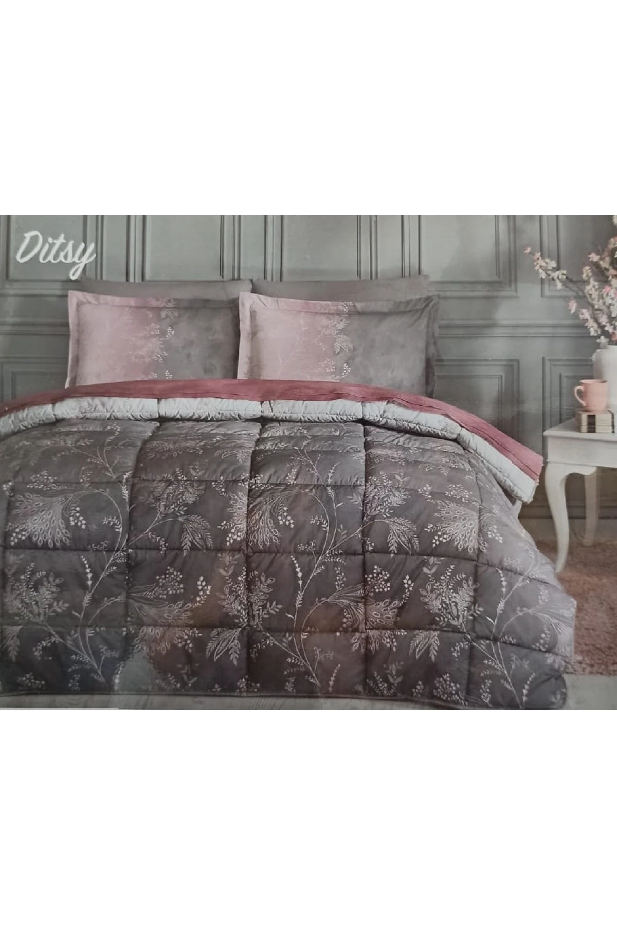 Ditsy Çift Kişilik Uyku Seti -