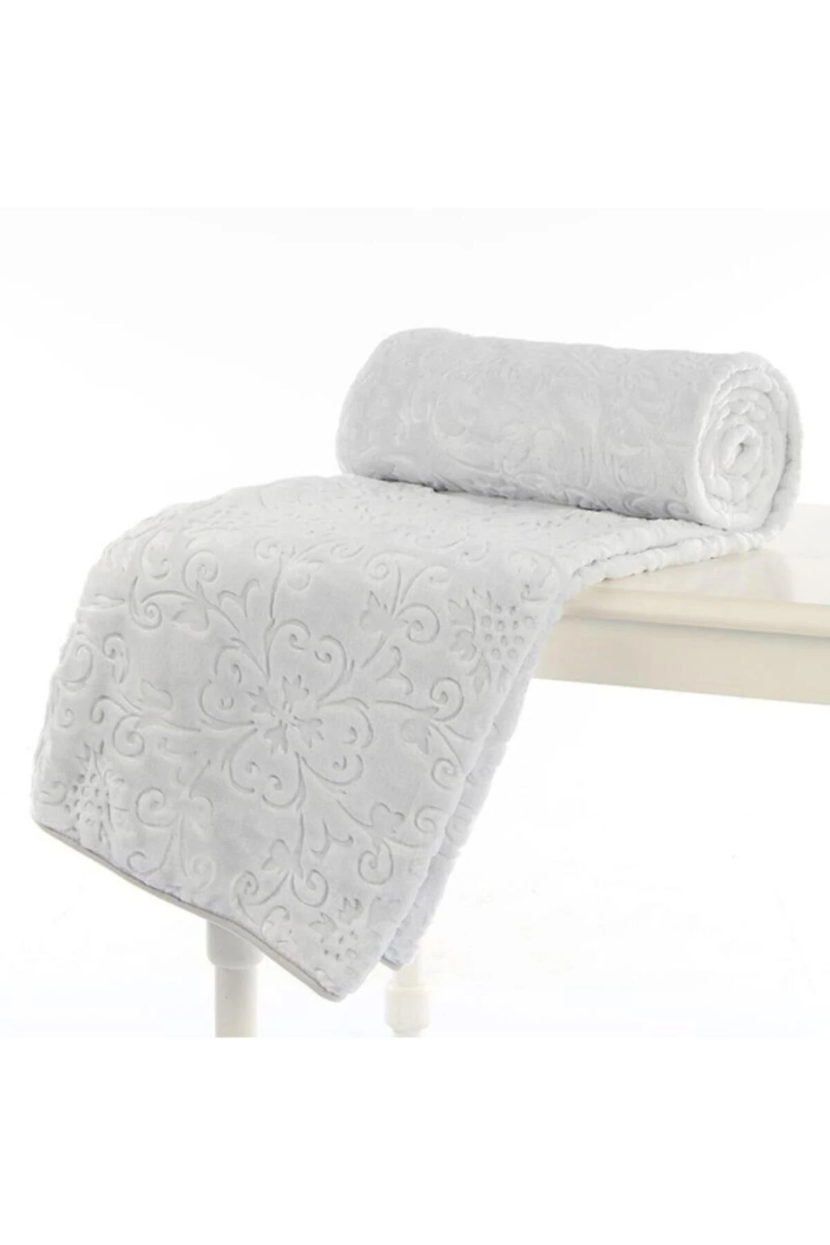 Trendy Gri Çift Kişilik Battaniye 220x240