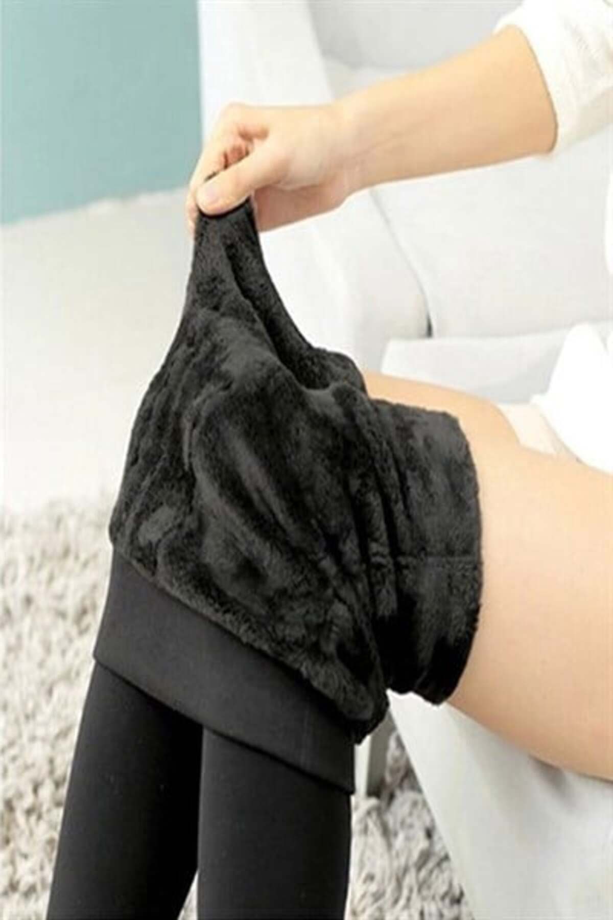 Larosa Termal Peluş Tayt Siyah