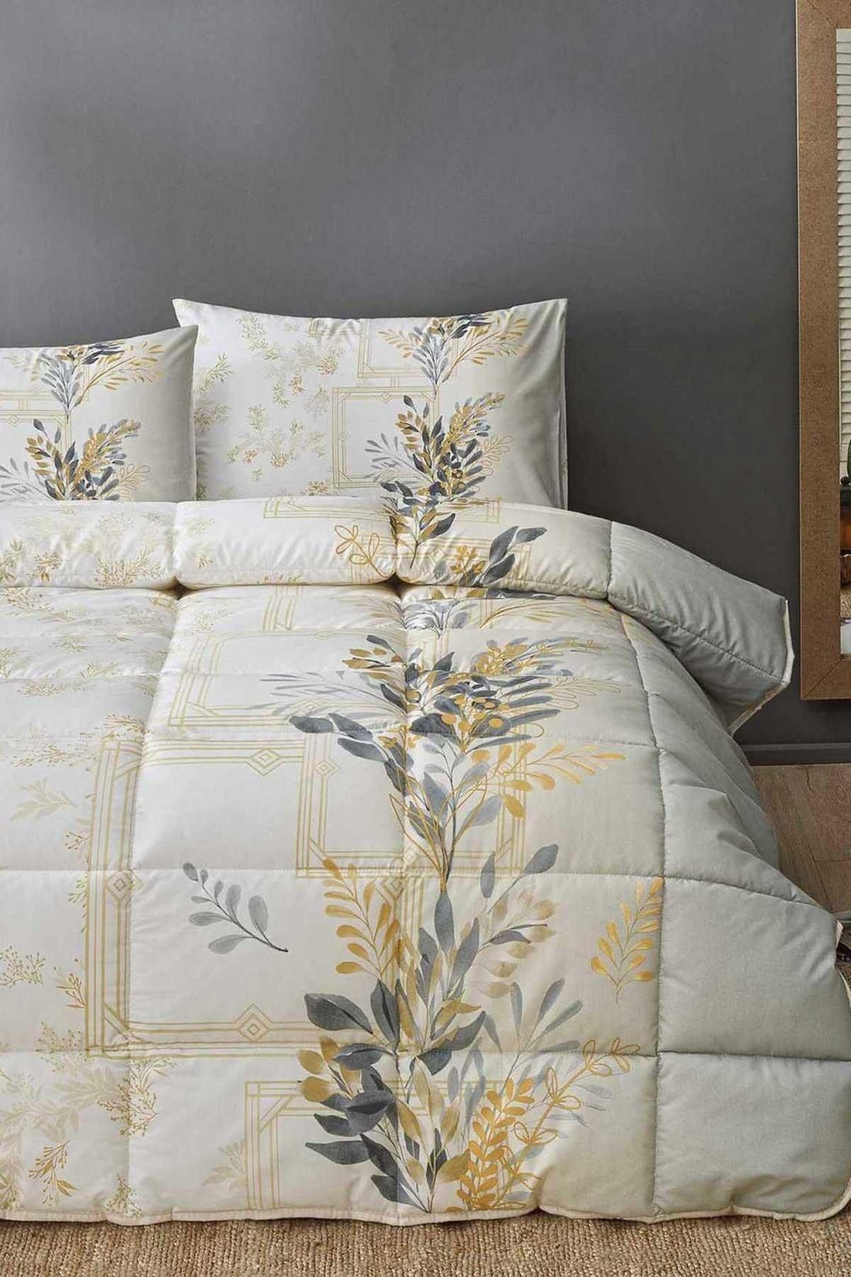 Nev Canola Çift Kişilik Uyku Seti Sarı