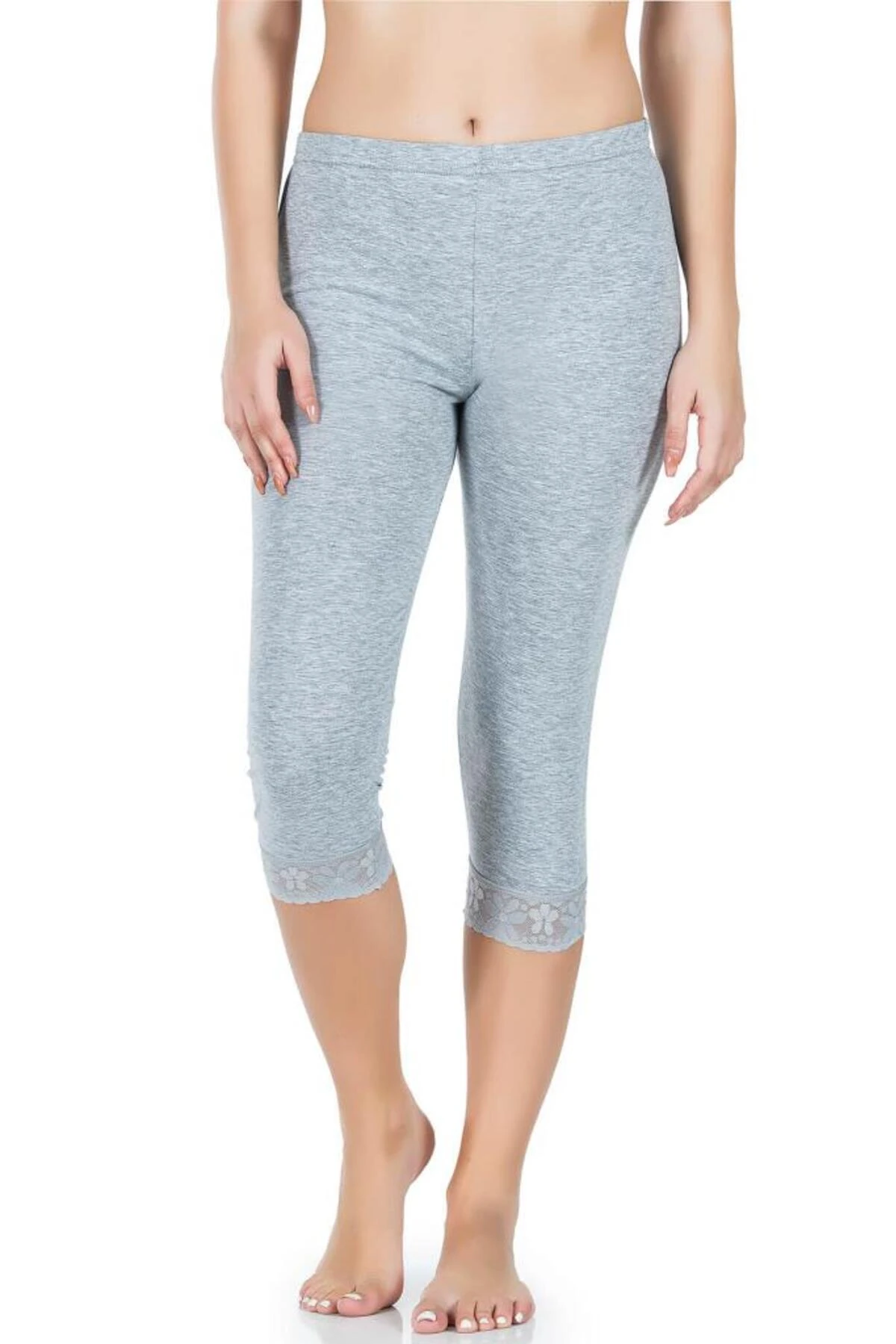 Dai- Likralı Battal Beden Paçası Dantelli Tayt Ekonomik*uygun*kaliteli