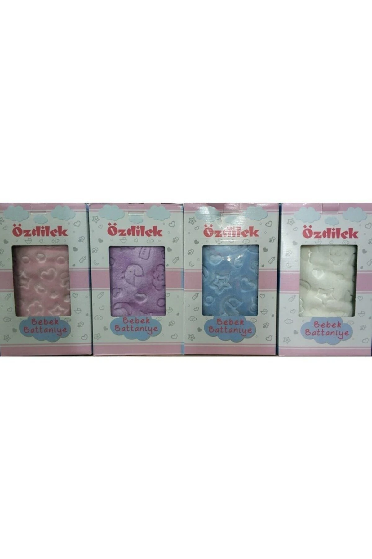 Embos Peluş Bebek Battaniyesi Pembe