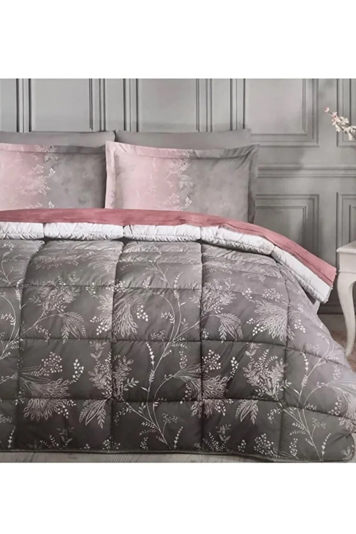 Ranforce Çift Kişilik Uyku Seti Ditsy Mor