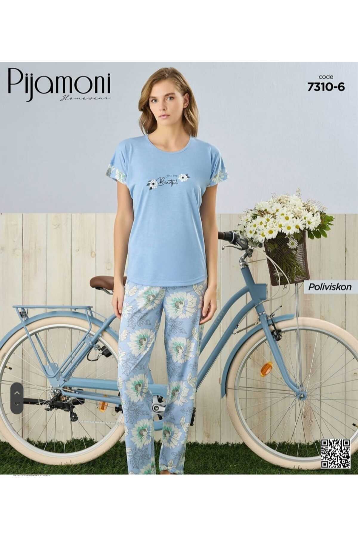 PİJAMONİ İKİLİ PİJAMA TAKIMI